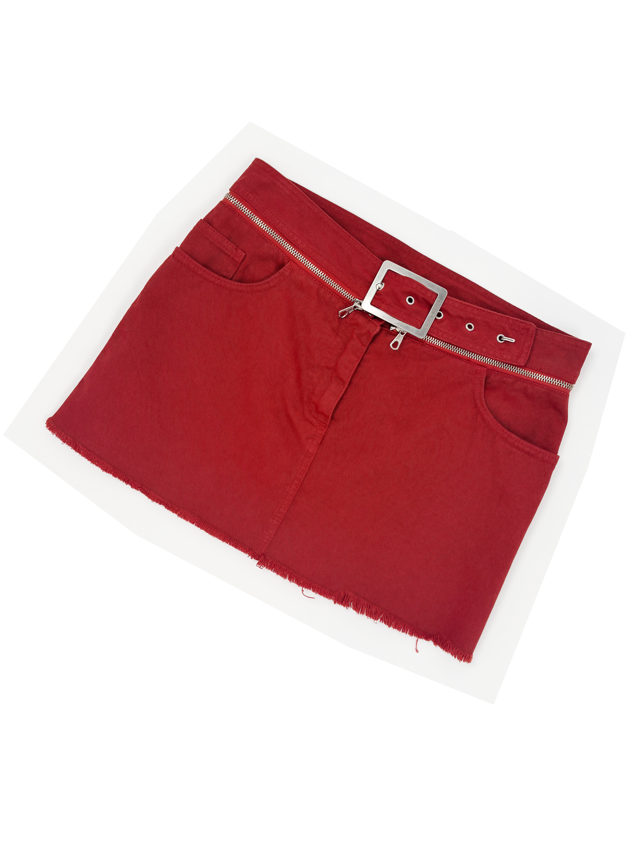 Jean Paul Gaultier convertible zip mini skirt