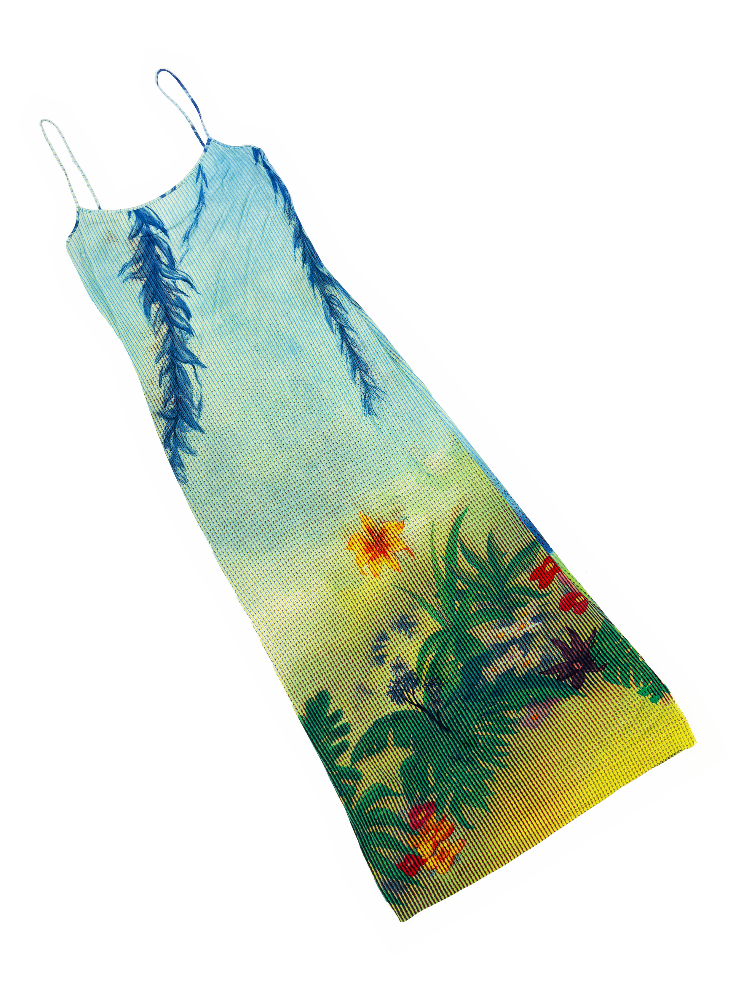 moschino-pixelated-print-maxi-dress-tank-gown-tropical-flower-palm-tree-vintage.png