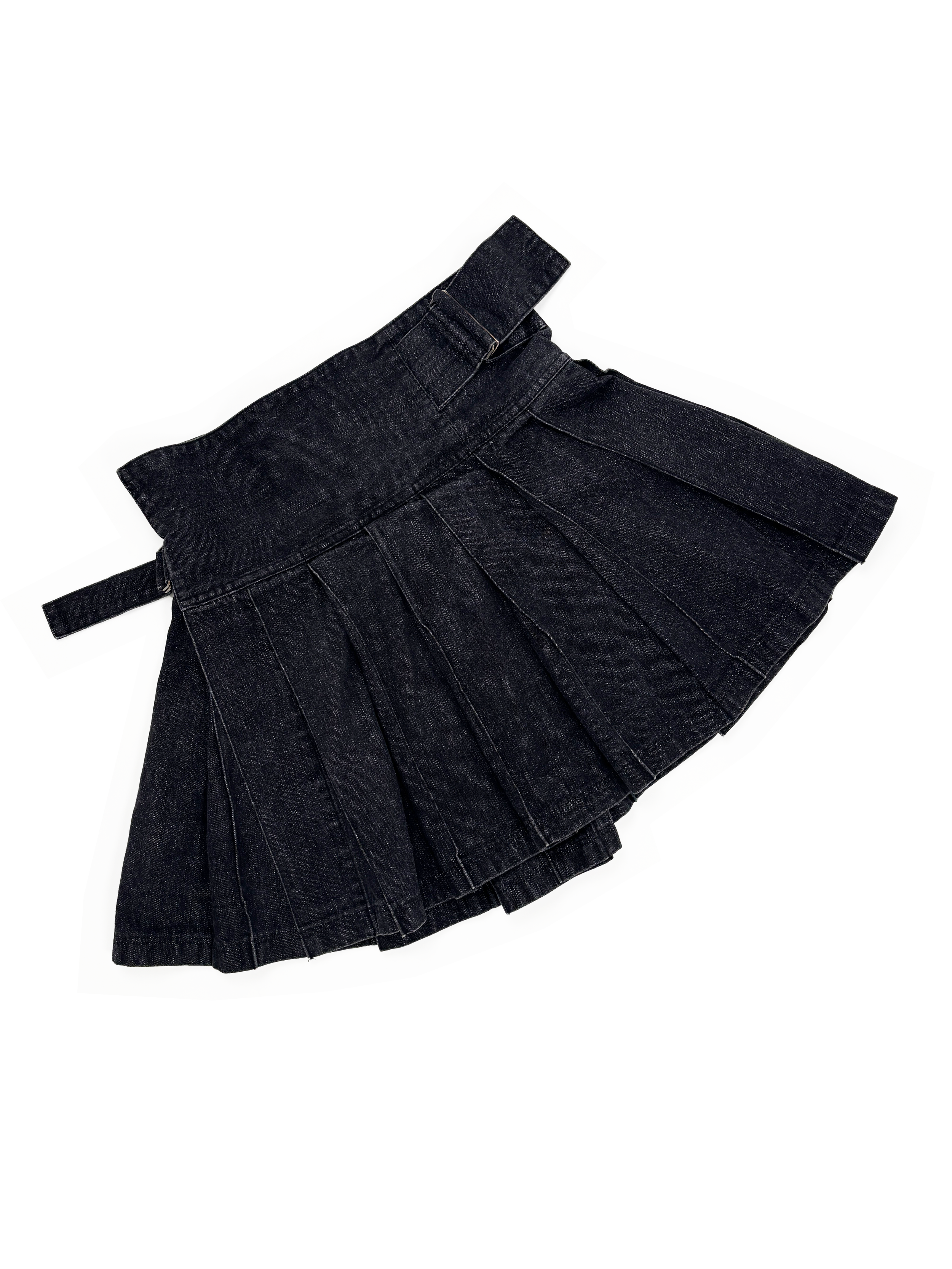 Yohji Yamamoto Y's denim wrap skirt