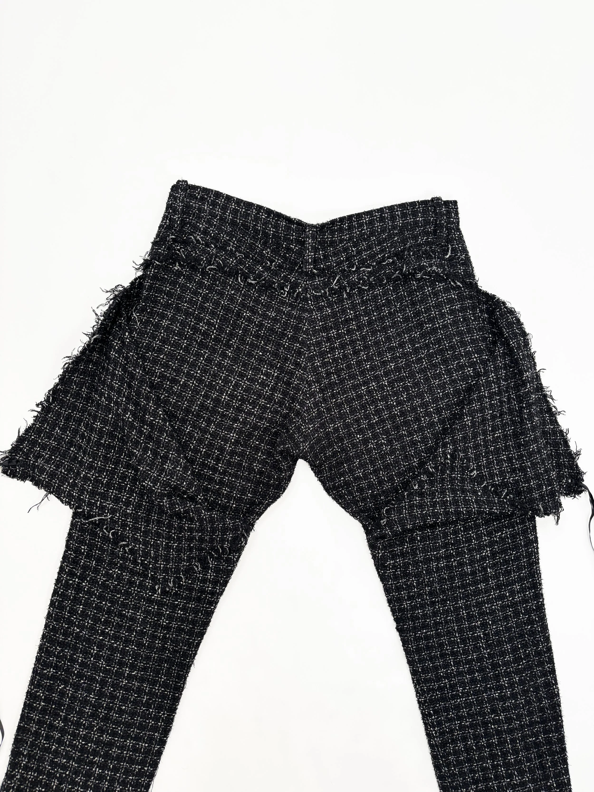 yohji yamamoto spring summer 2009 tweed capri pants
