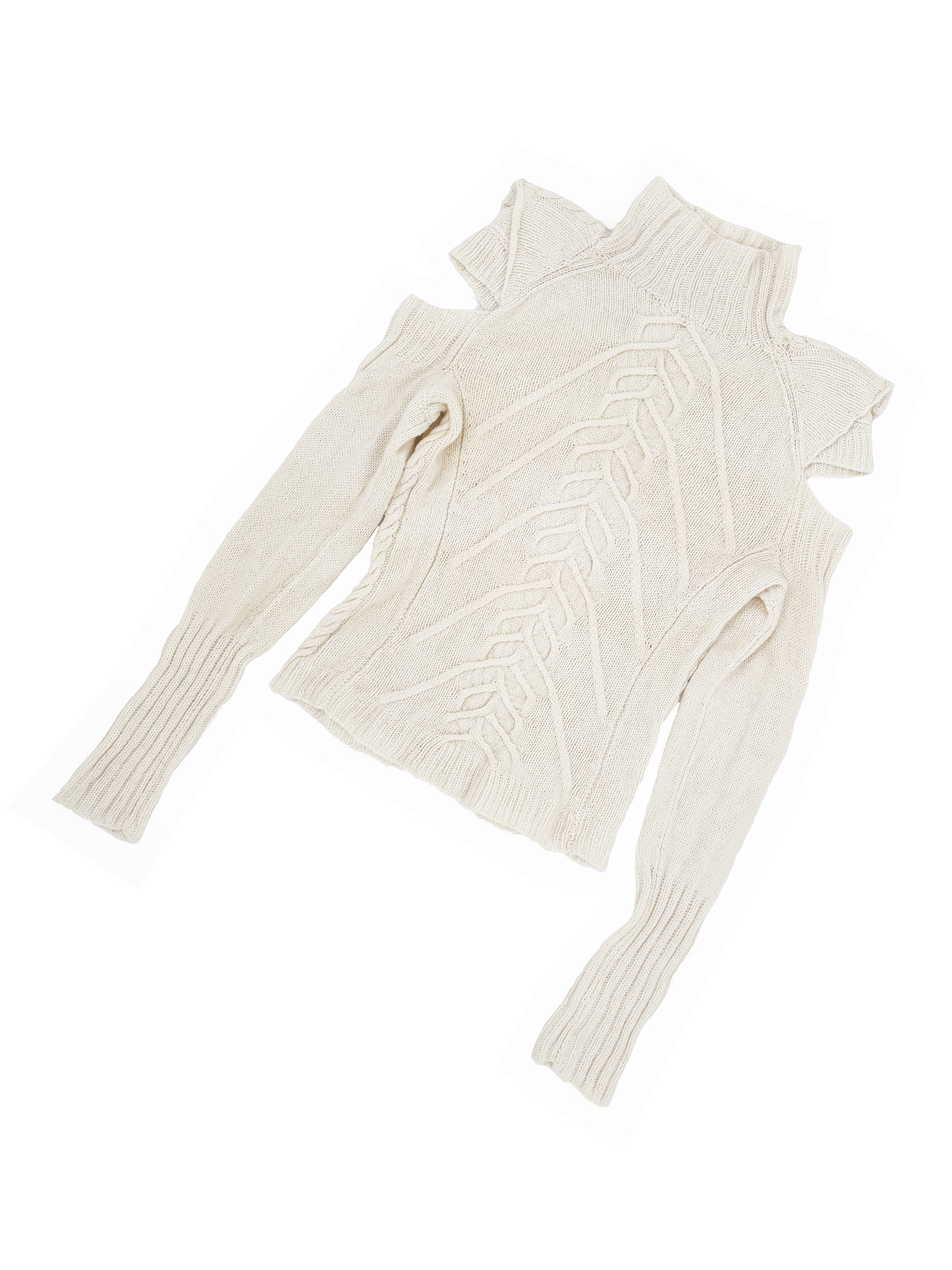 Delphine Wilson deconstructed cashmere sweater