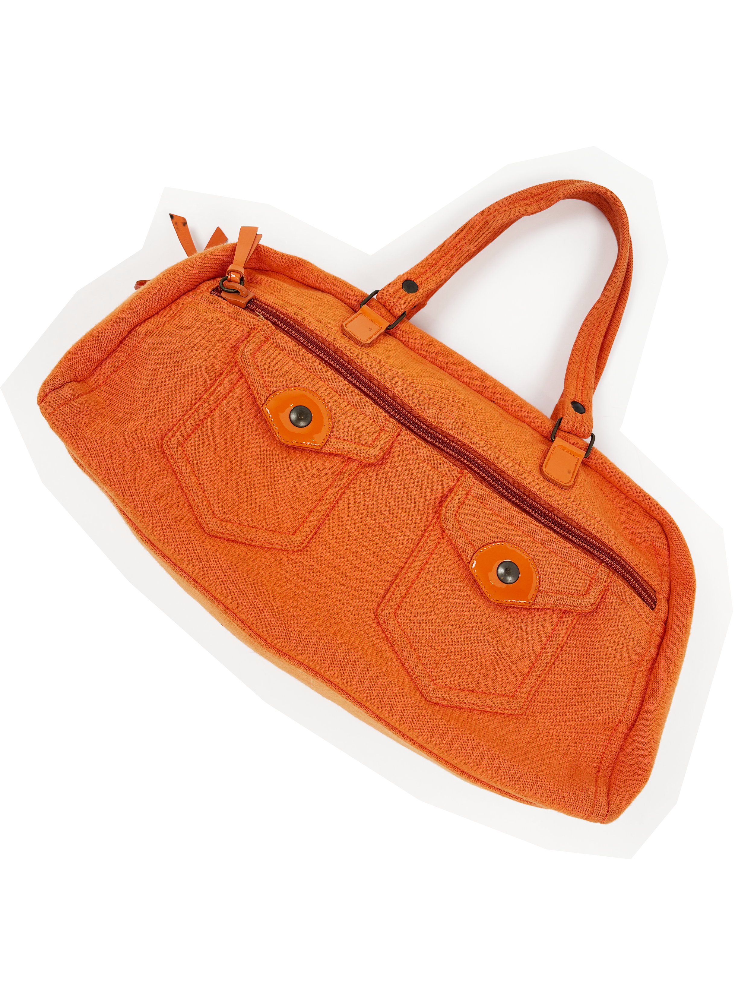 Miu Miu orange wool bag