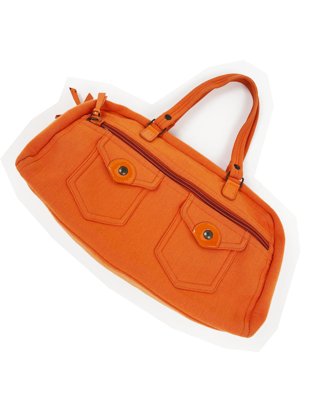 mIu MiUオレンジレザー ボックス型バッグ fr Miu Miu Wander Matelassé Tote Bag | Orange | FARFETCH