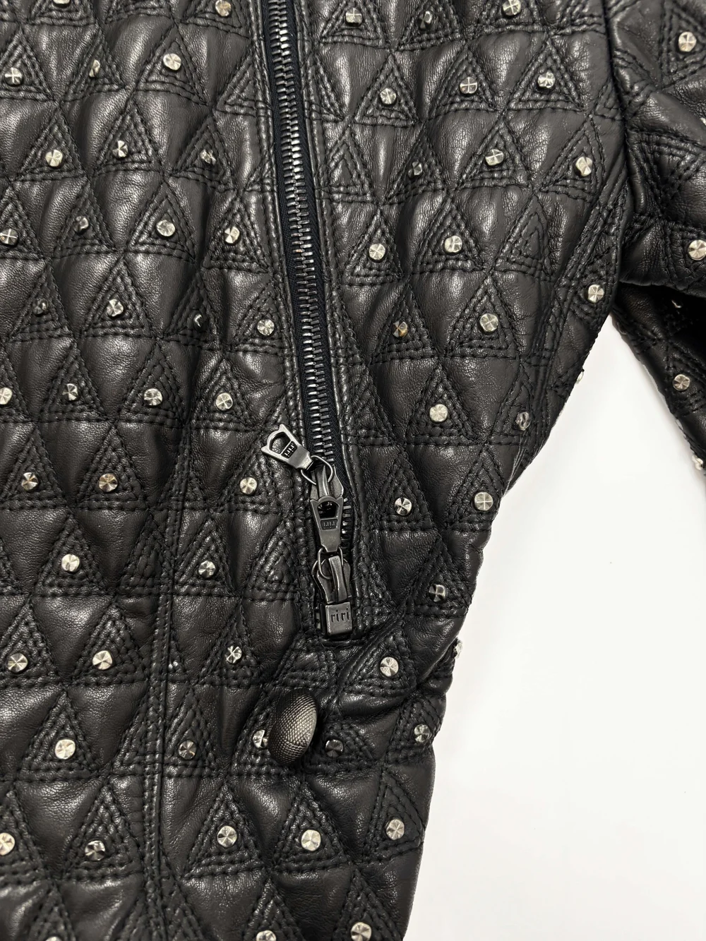 Gianni Versace F/W 1989 studded leather coat — JAMES VELORIA