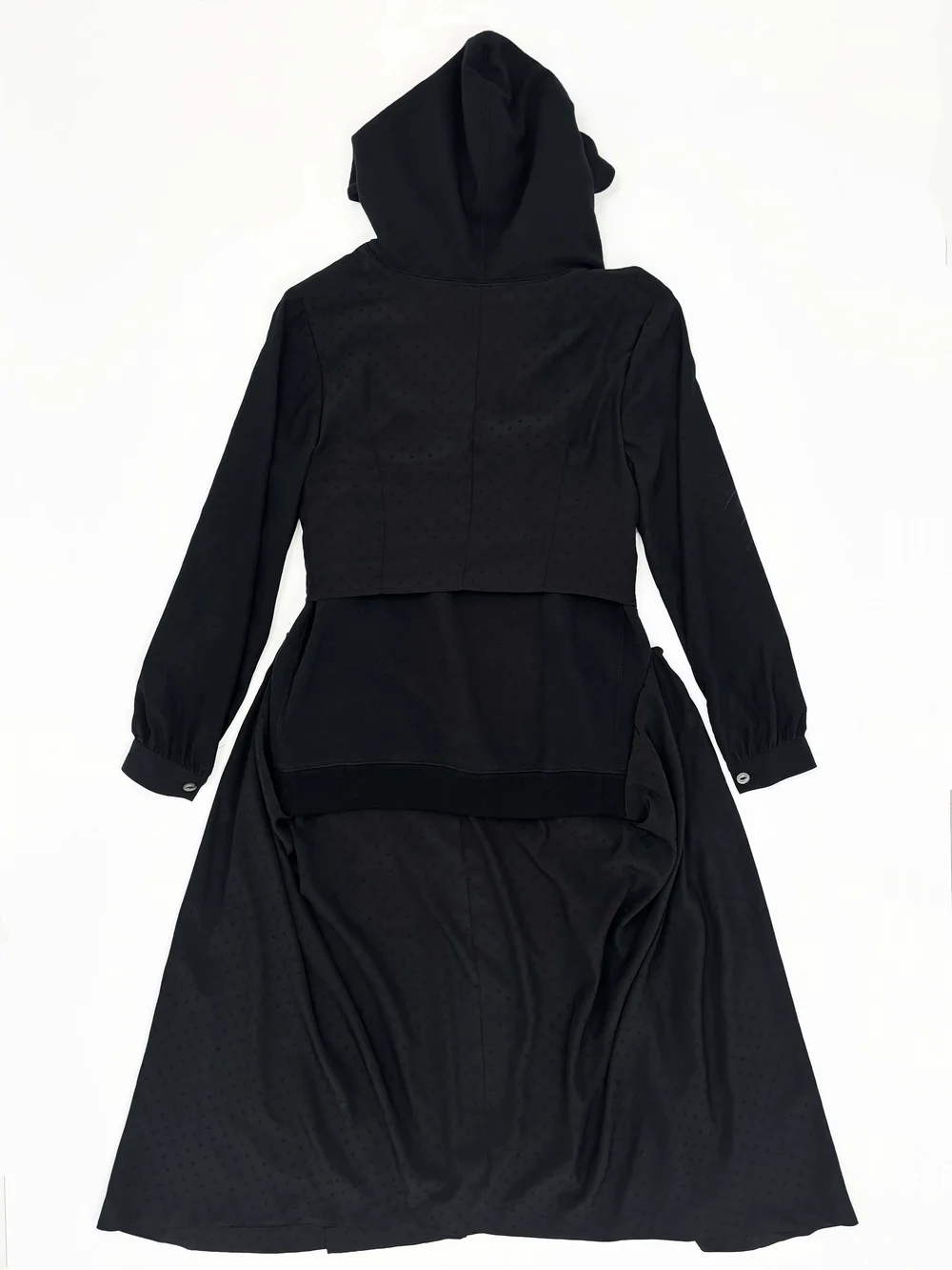 Junya Watanabe F/W 2019 deconstructed hoodie dress — JAMES VELORIA