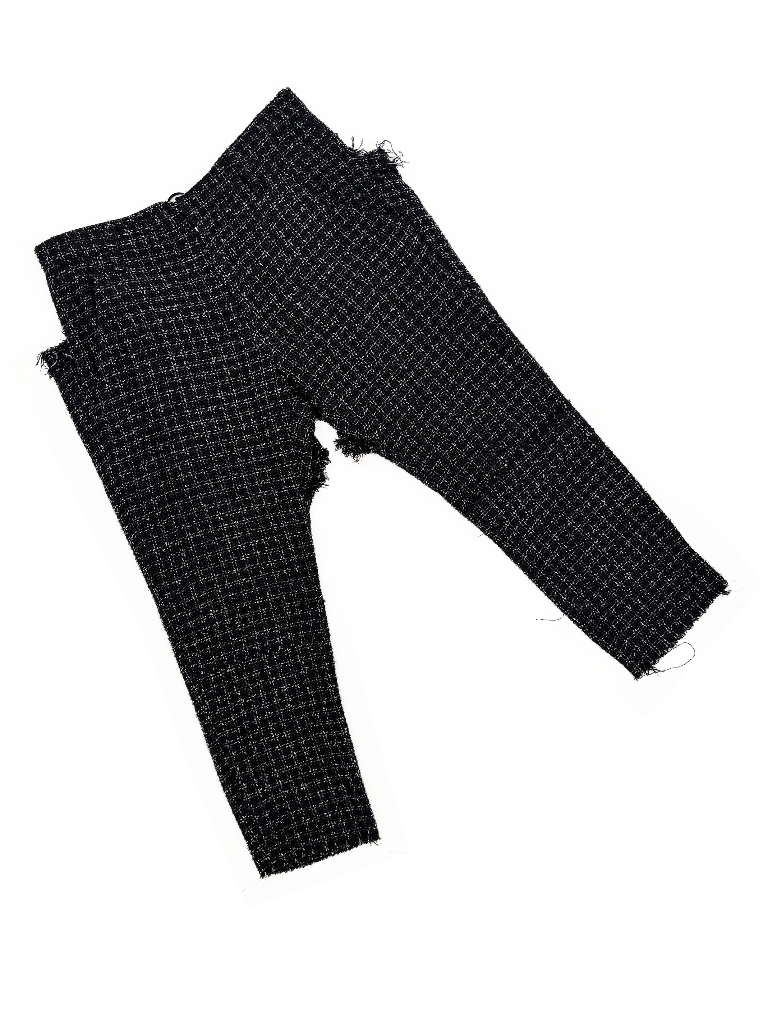 Yohji Yamamoto S/S 2009 tweed capri pants