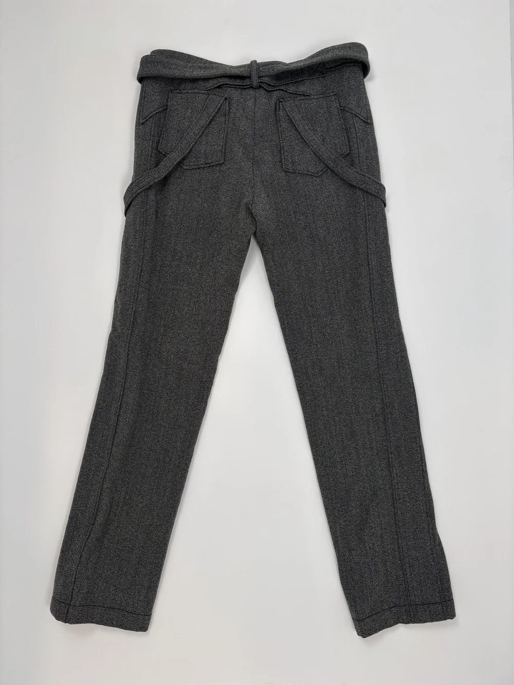 Balenciaga F/W 2004 patchwork strap pants — JAMES VELORIA