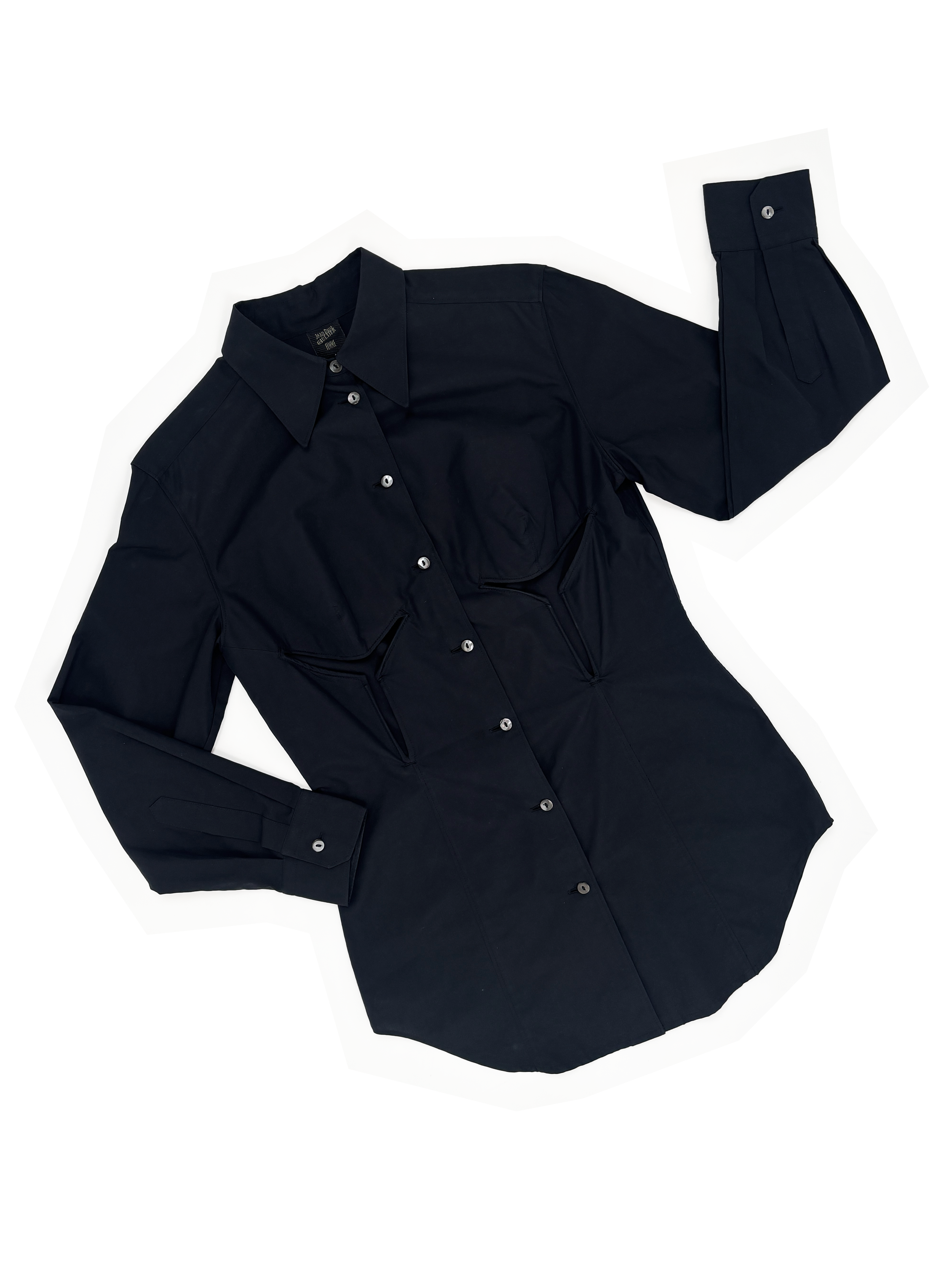 Jean Paul Gaultier S/S 1993 cutout bust shirt