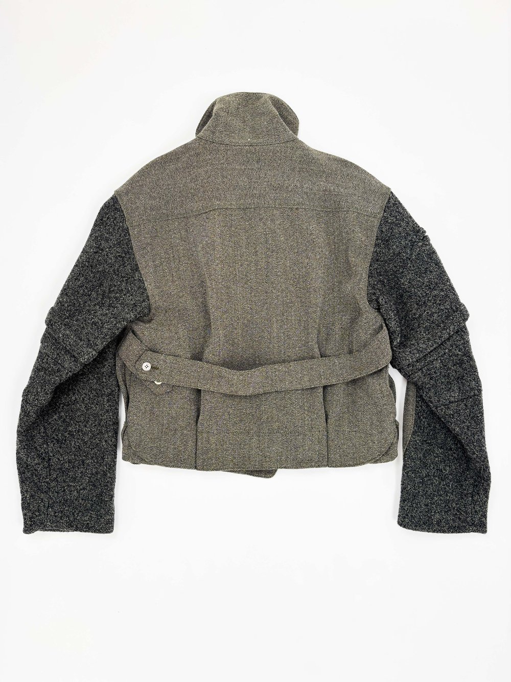 Balenciaga F/W 2004 patchwork sleeve jacket — JAMES VELORIA