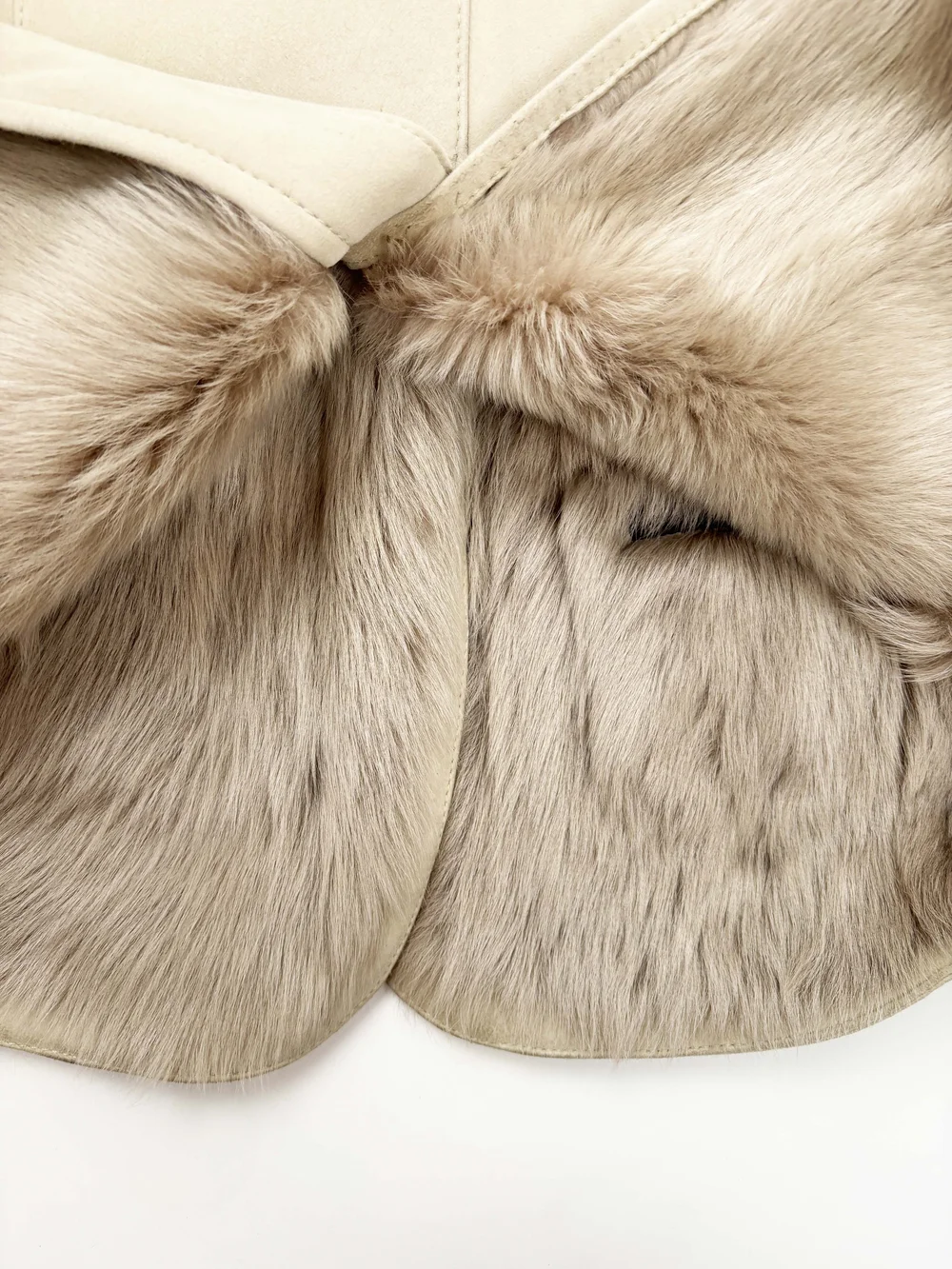 Gucci gray shearling coat — JAMES VELORIA