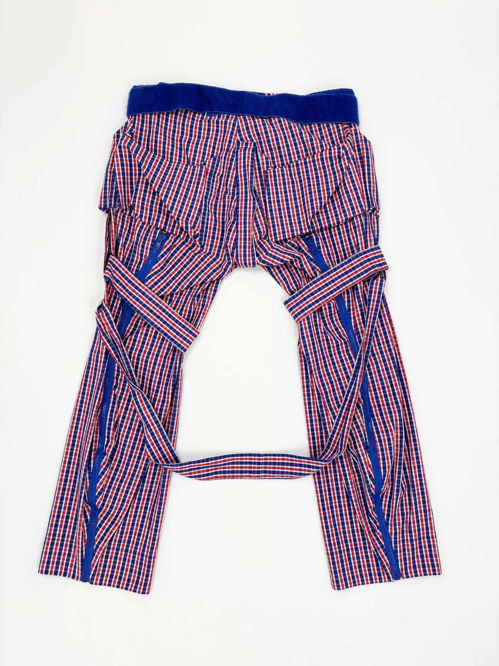 Vivienne Westwood 1995 gingham bondage pants — JAMES VELORIA