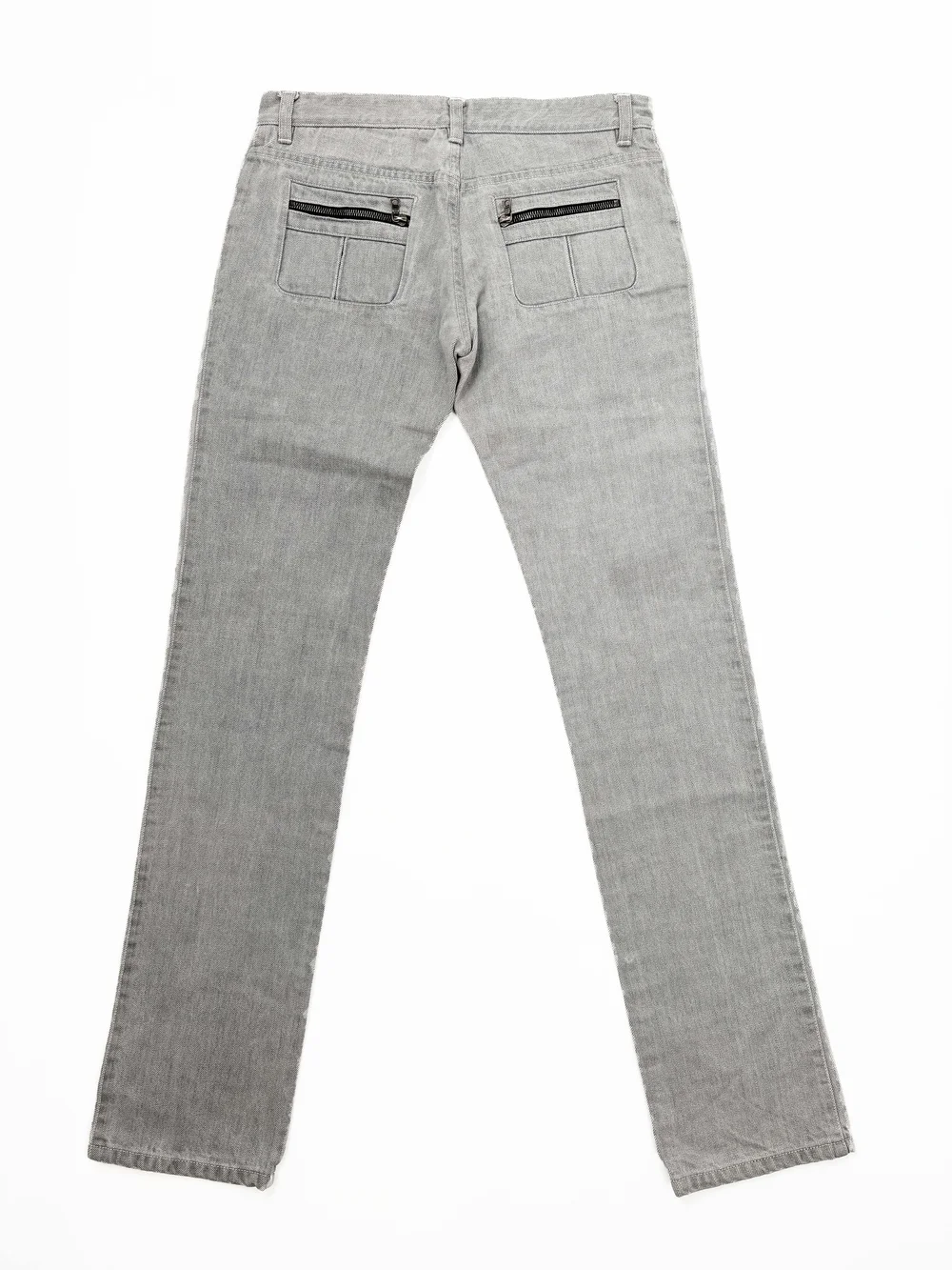 Balenciaga F/W 2000 gray zipper pocket jeans — JAMES VELORIA