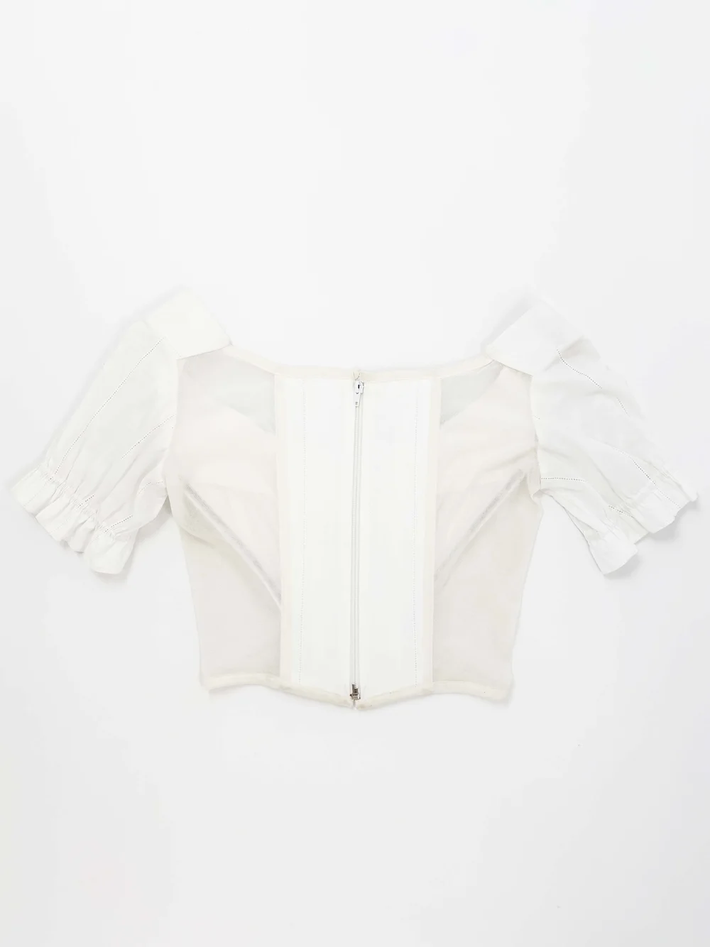 Vivienne Westwood 90s white puff sleeve corset — JAMES VELORIA