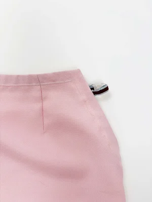 Miu Miu S/S 2000 pink cutout hip skirt — JAMES VELORIA