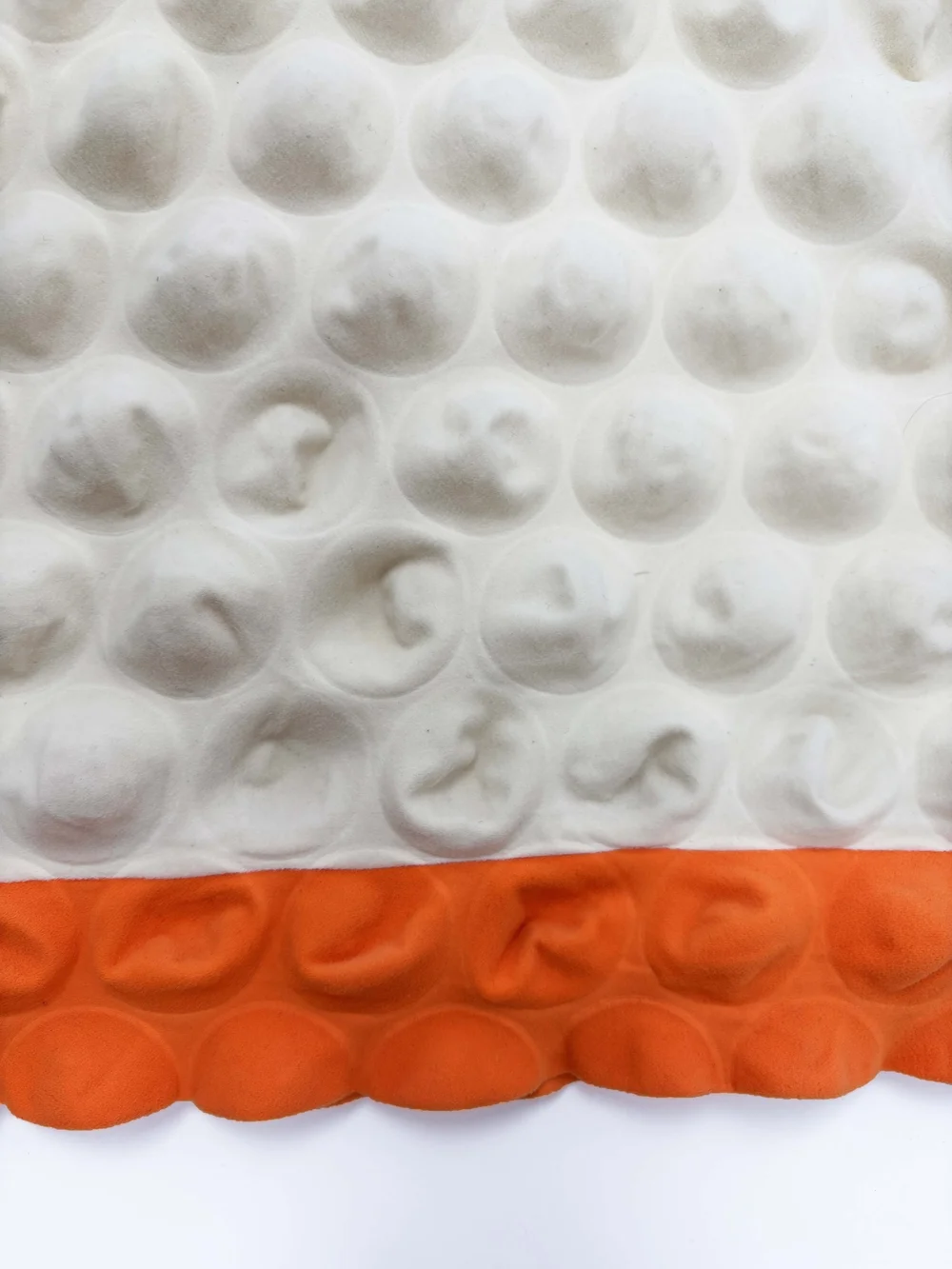 Issey Miyake F/W 2000 ivory egg carton skirt — JAMES VELORIA