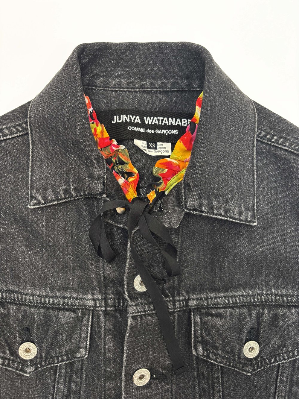 Junya Watanabe F/W 2019 floral and denim dress — JAMES VELORIA