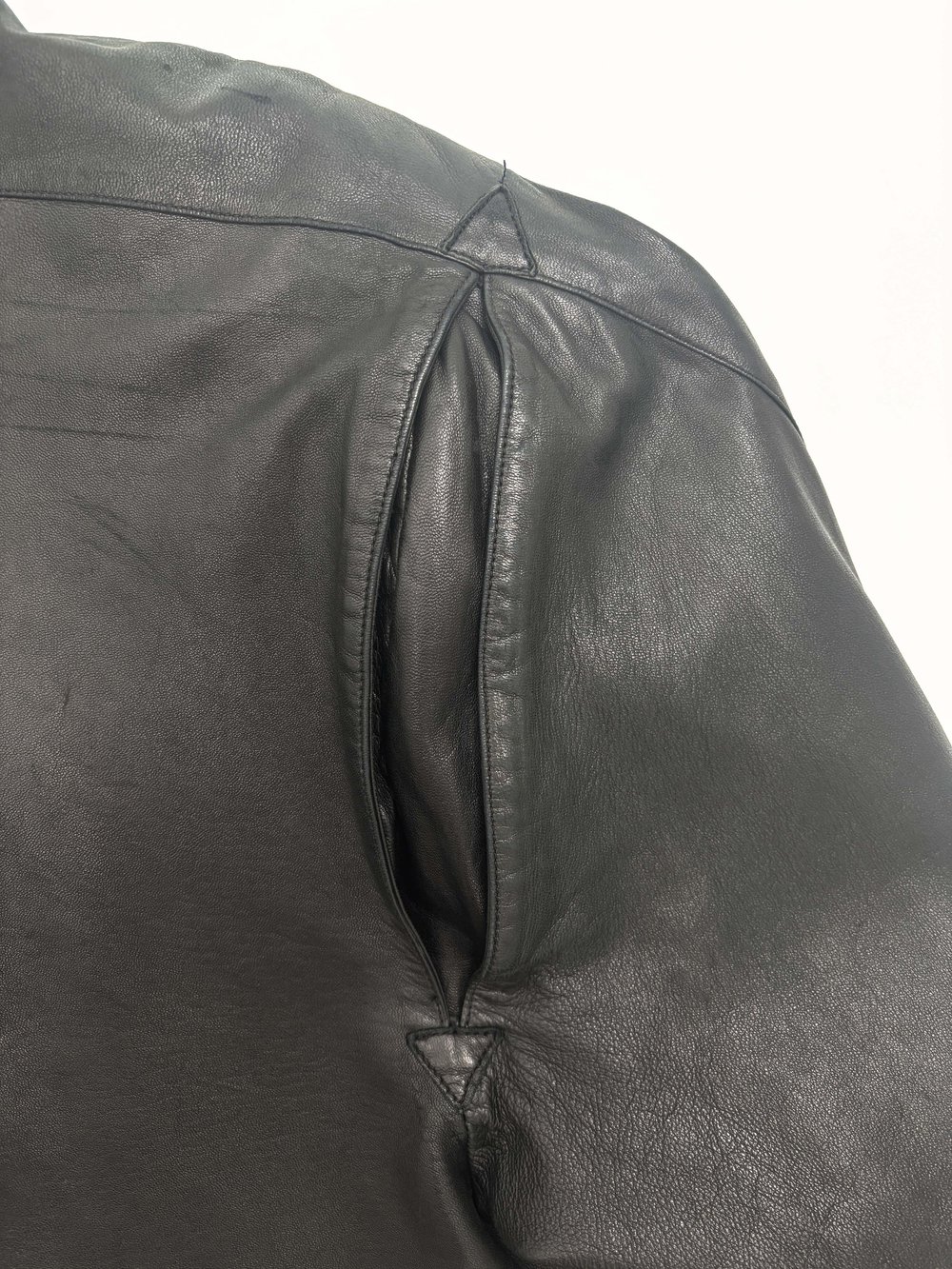 Claude Montana 80s black leather jacket — JAMES VELORIA