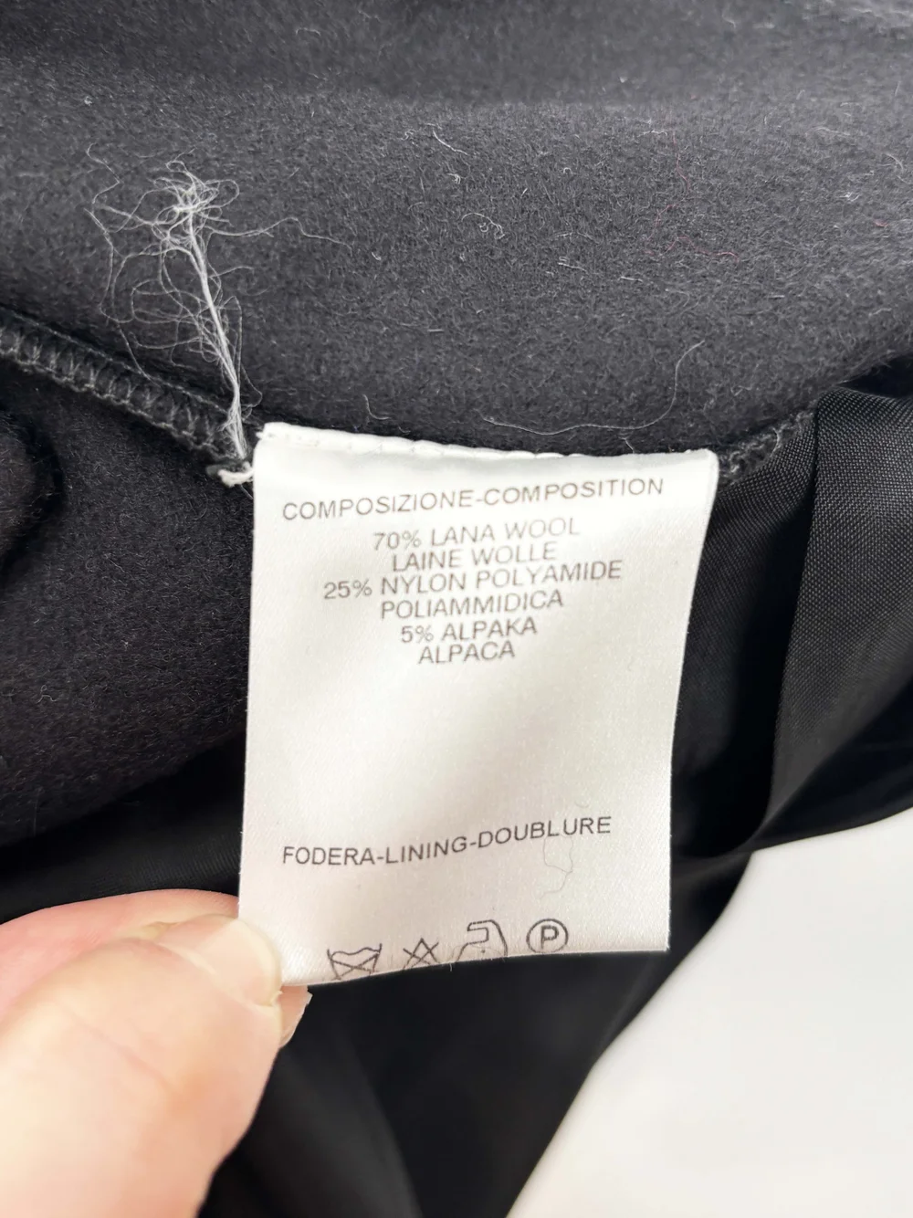 Balenciaga F/W 2003 wool snap front skirt — JAMES VELORIA