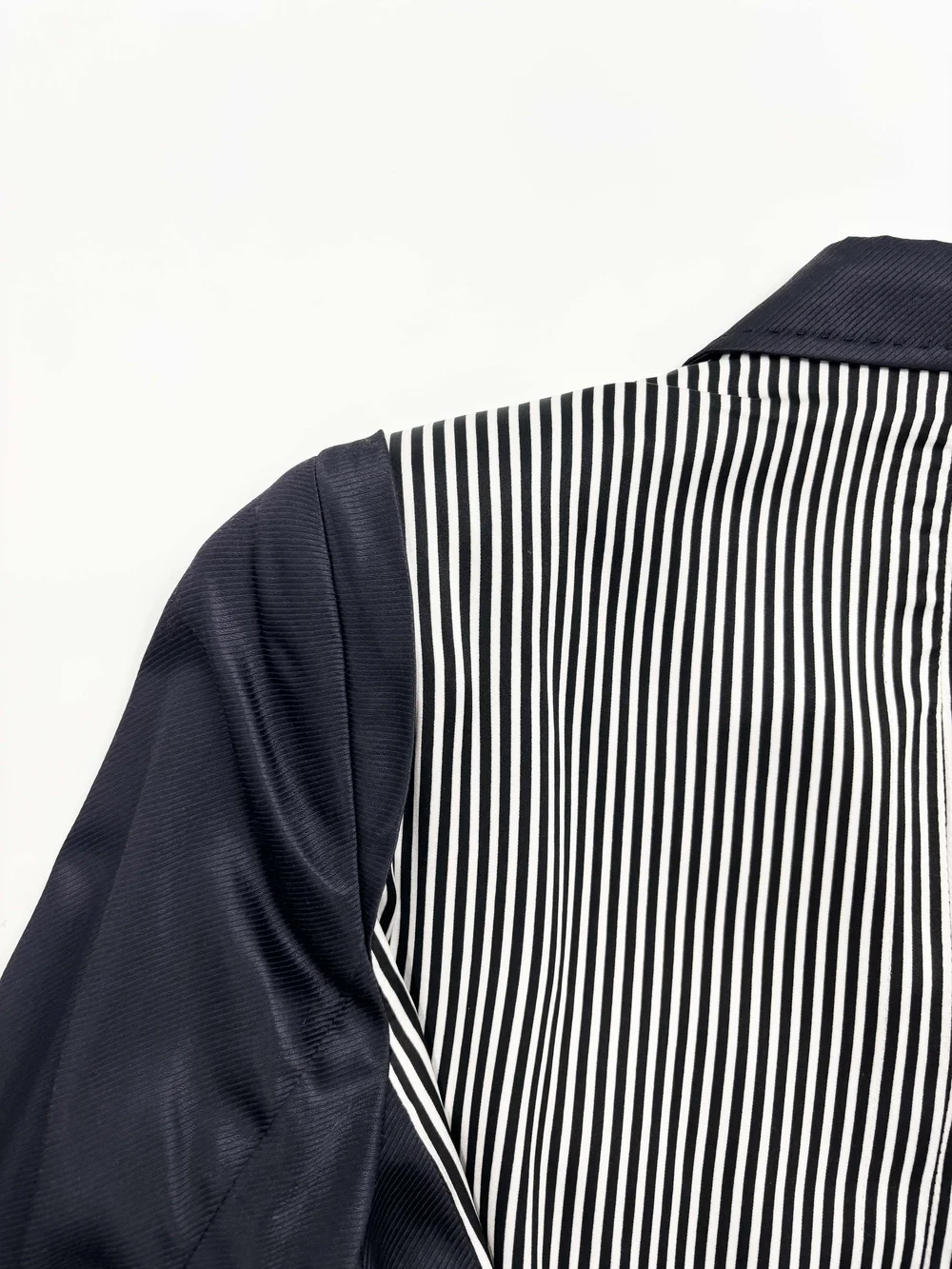 Ann Demeulemeester striped back jacket — JAMES VELORIA