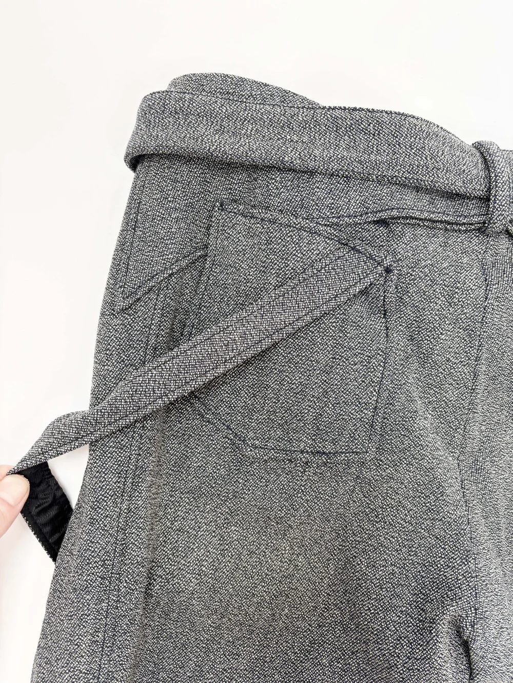 Balenciaga F/W 2004 patchwork strap pants — JAMES VELORIA