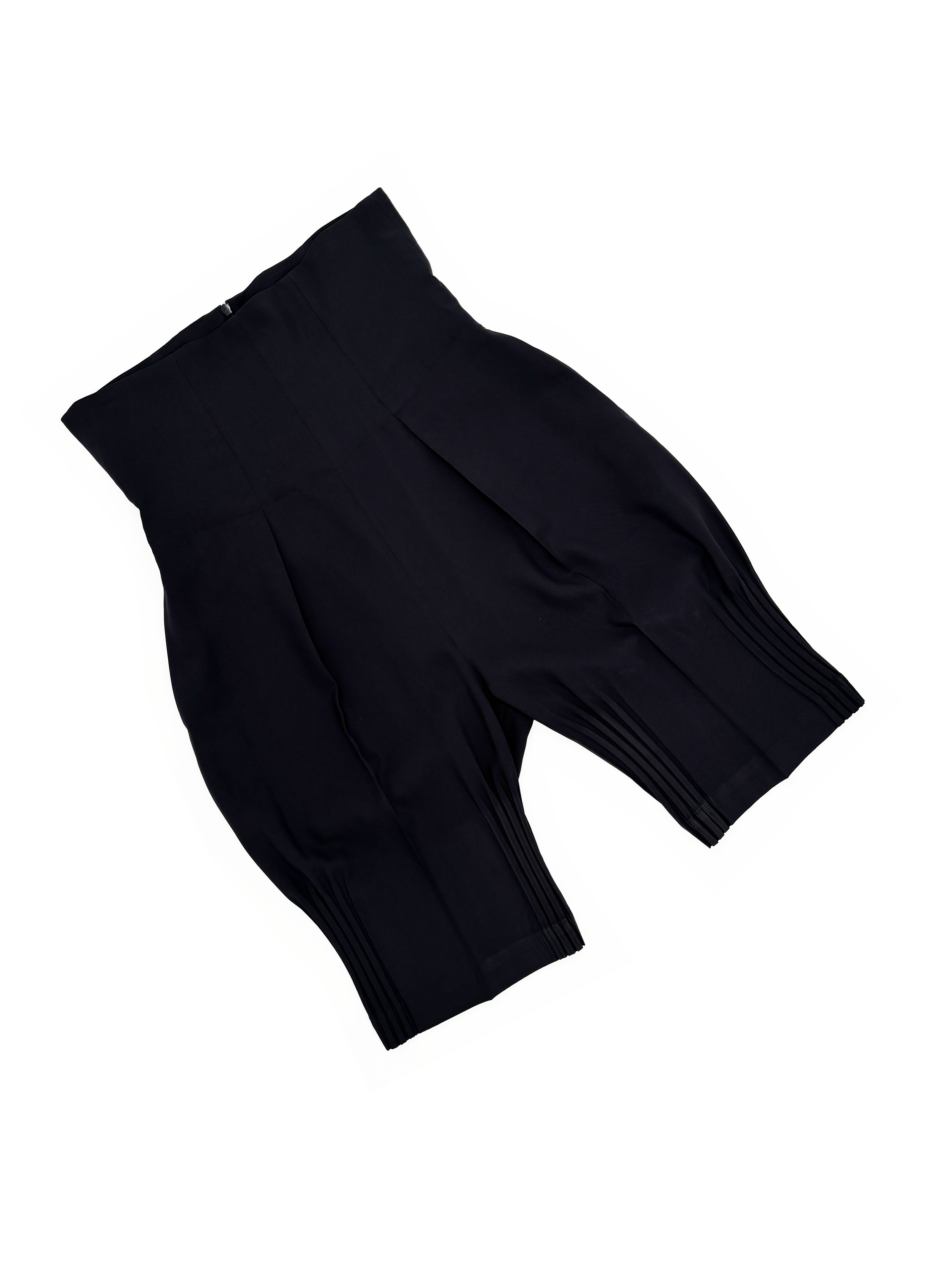 Issey Miyake pleated high waist shorts