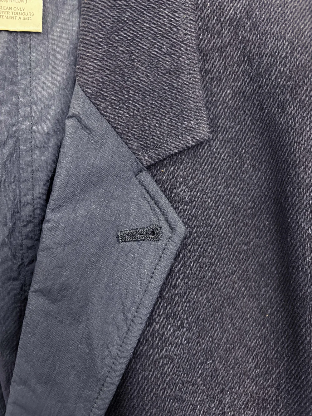 Issey Miyake 80s mixed material jacket — JAMES VELORIA