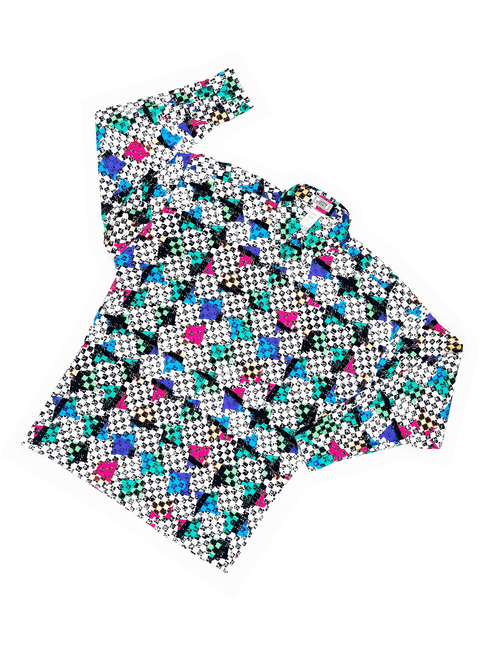 Gianni Versace 1994 geometric print shirt — JAMES VELORIA