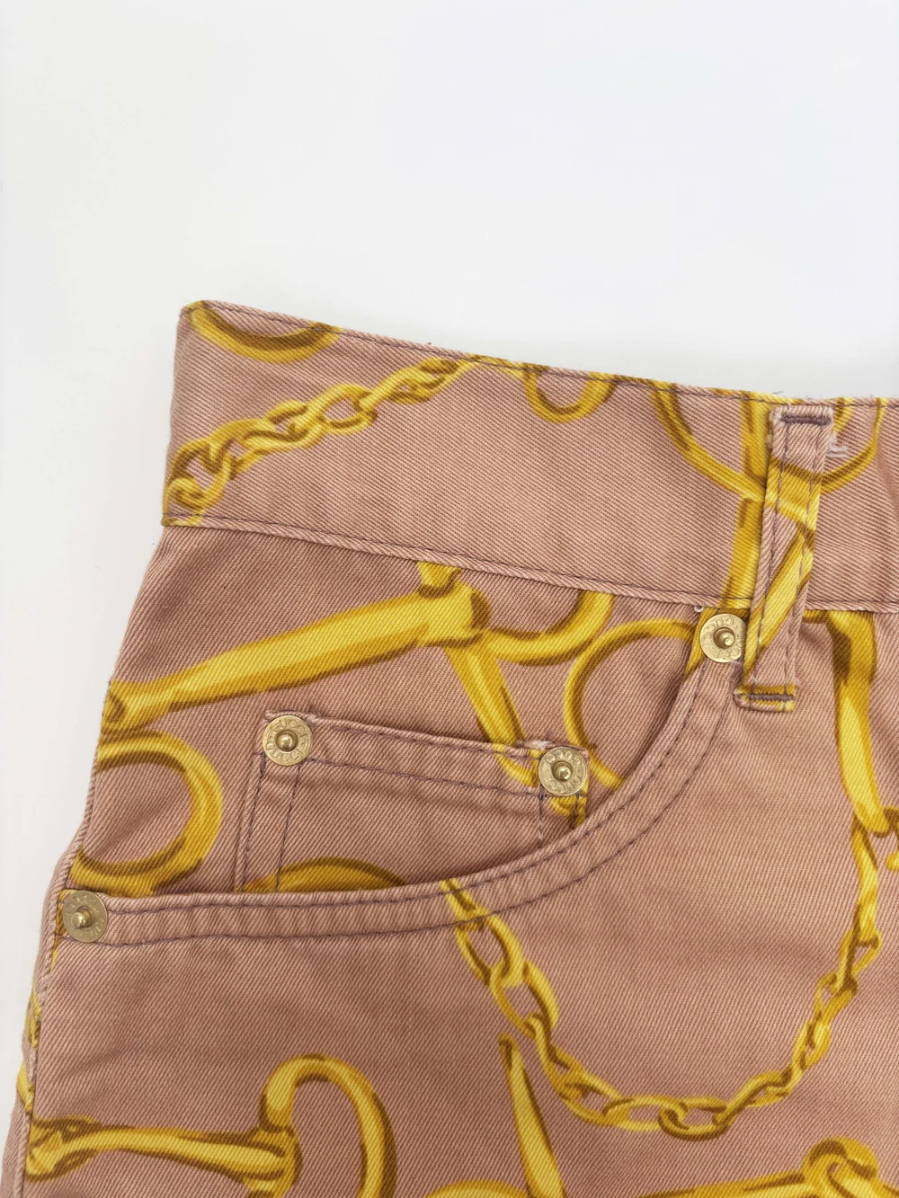 Gucci S/S 1993 horse bit print shorts — JAMES VELORIA