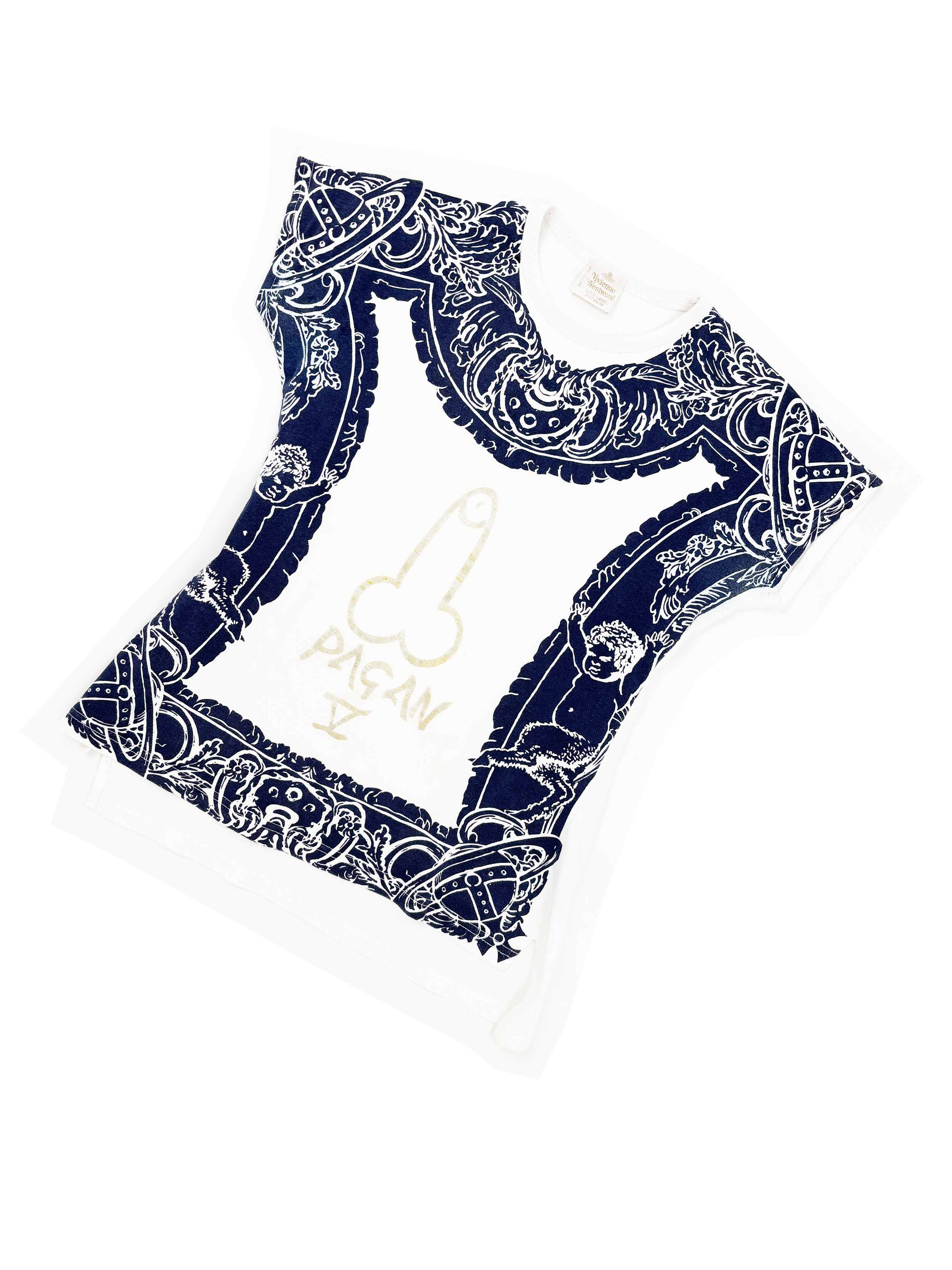 Vivienne Westwood 90s pagan V penis t-shirt