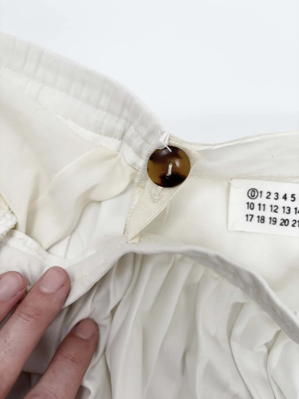 Maison Martin Margiela S/S 2001 artisanal oversized skirt — JAMES