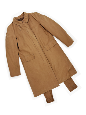 Helmut Lang F/W 1999 leg strap coat — JAMES VELORIA