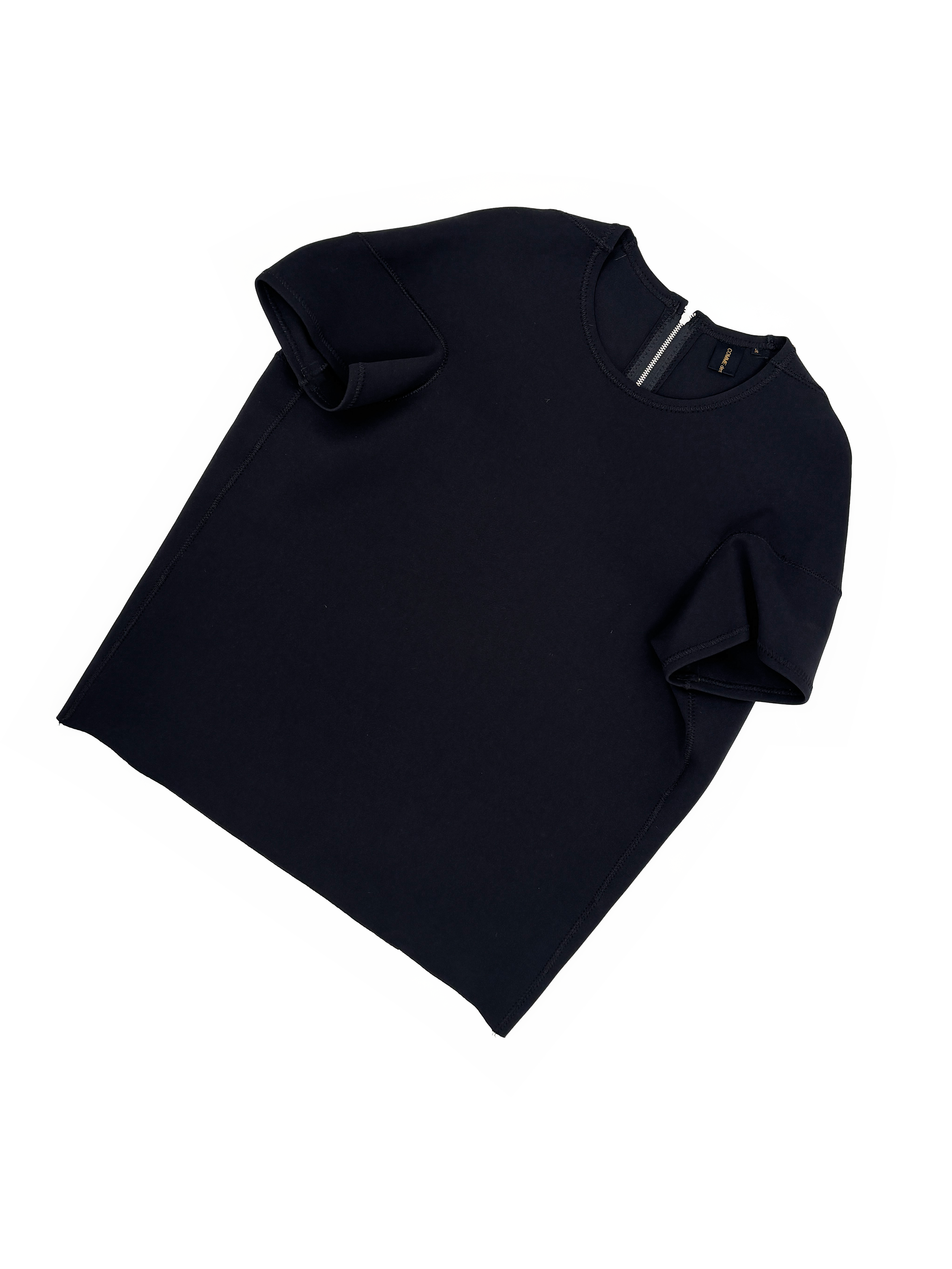 Comme des Garcons 1990 scuba fabric top