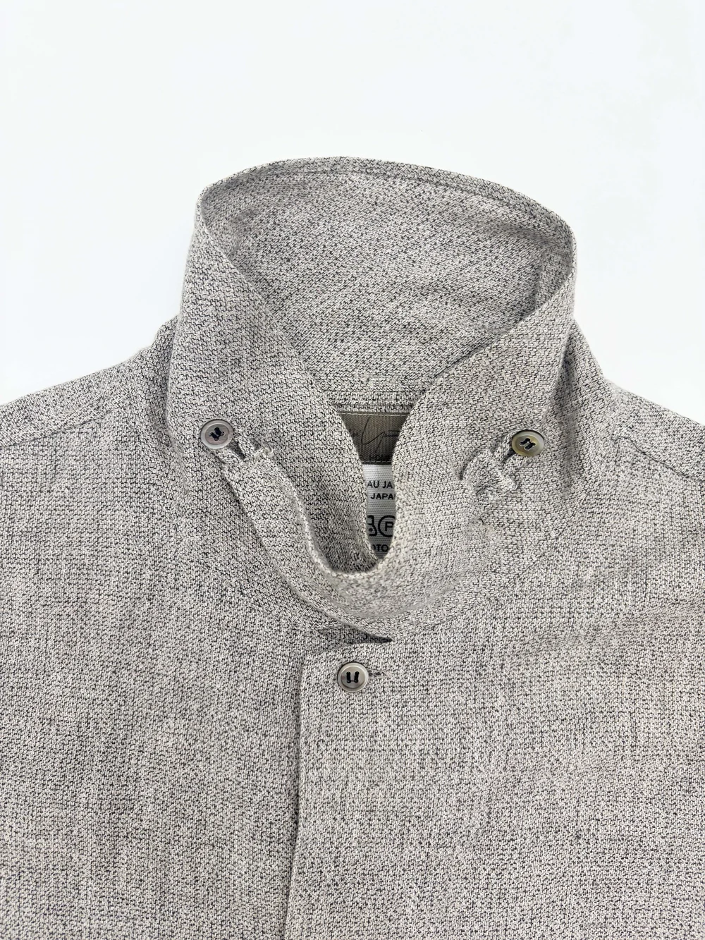 Yohji Yamamoto pour Homme 80s gray shirt — JAMES VELORIA