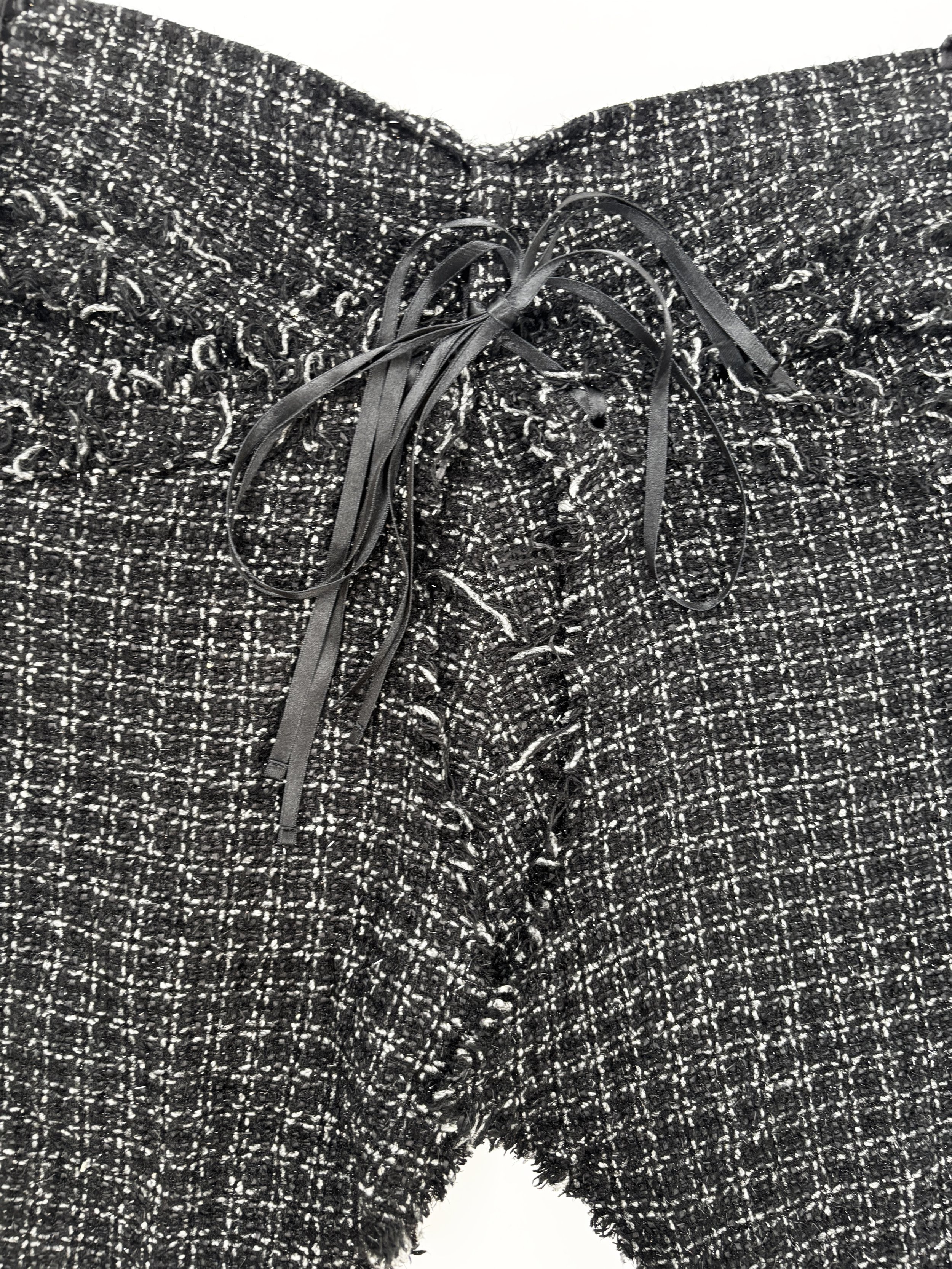 yohji yamamoto spring summer 2009 tweed capri pants