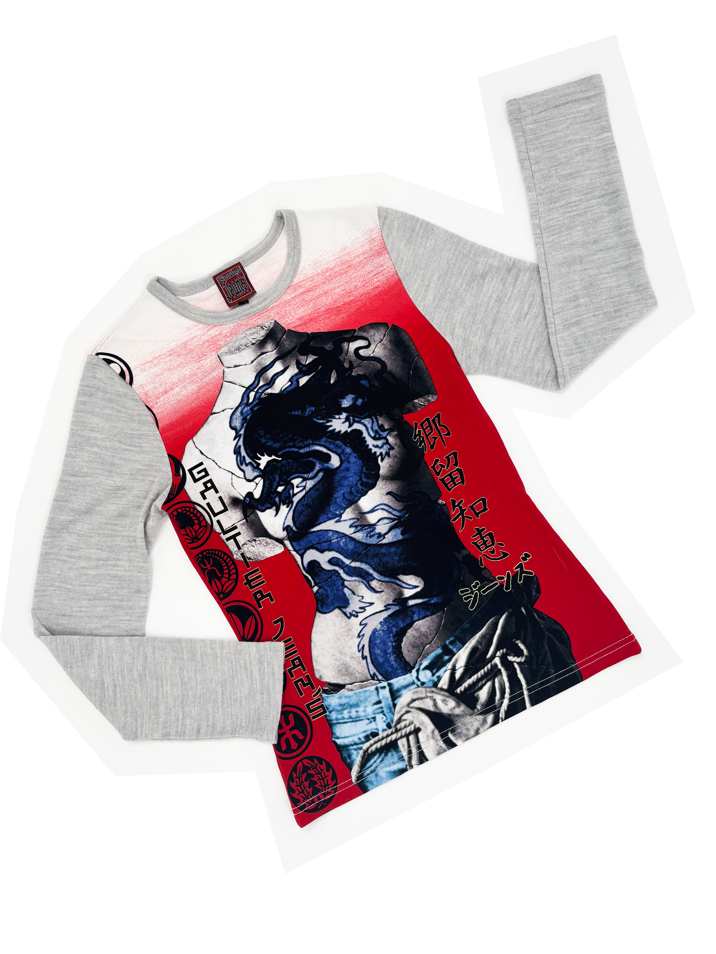 Jean Paul Gaultier 90s statue torso print top