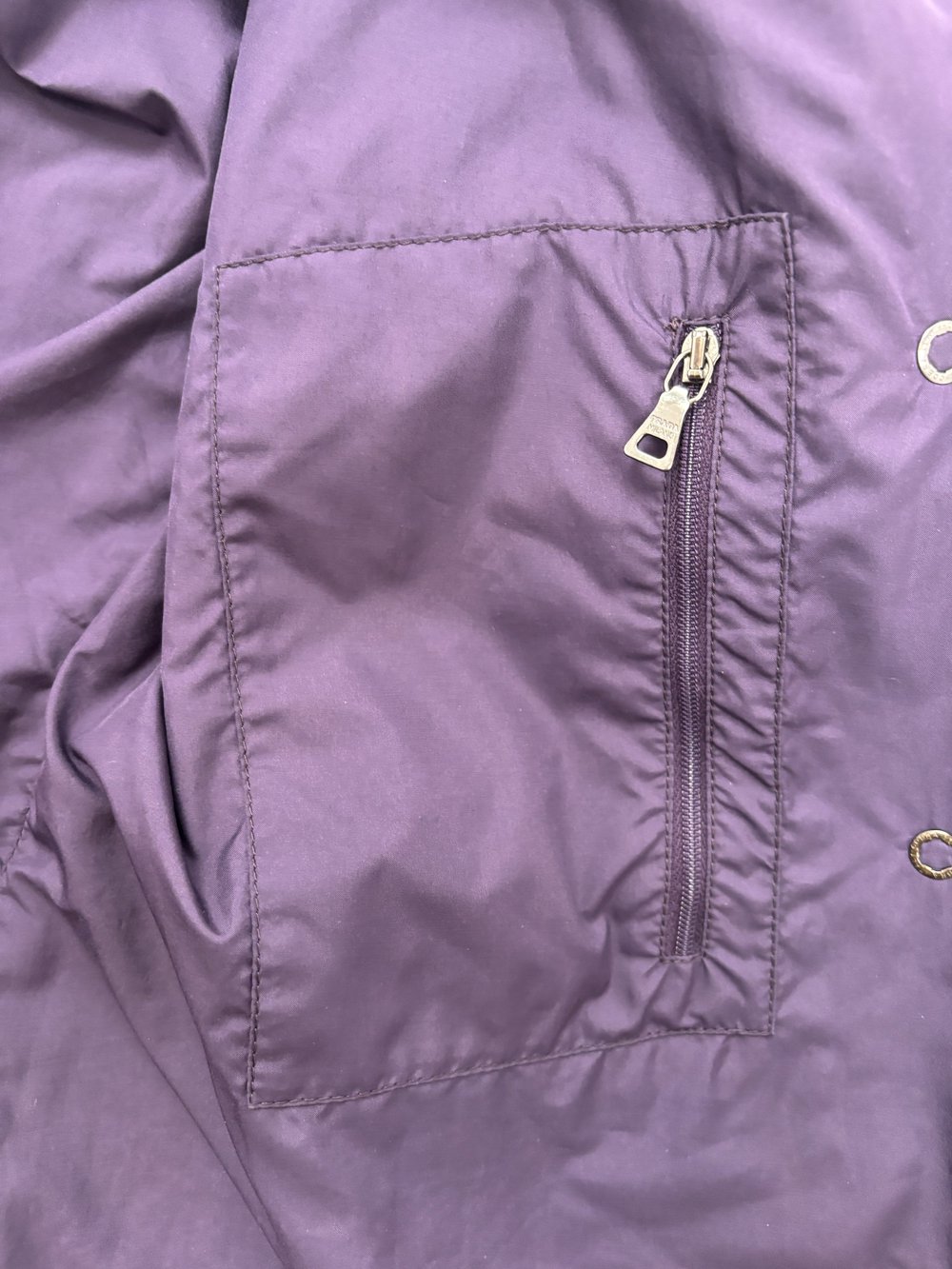 Prada Sport purple nylon hooded jacket — JAMES VELORIA