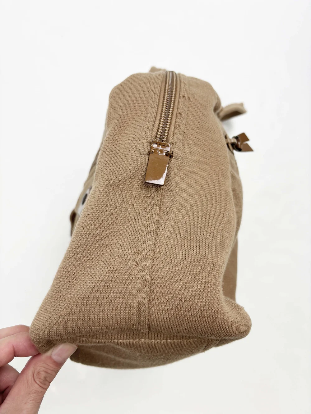Miu Miu tan cargo pocket bag — JAMES VELORIA