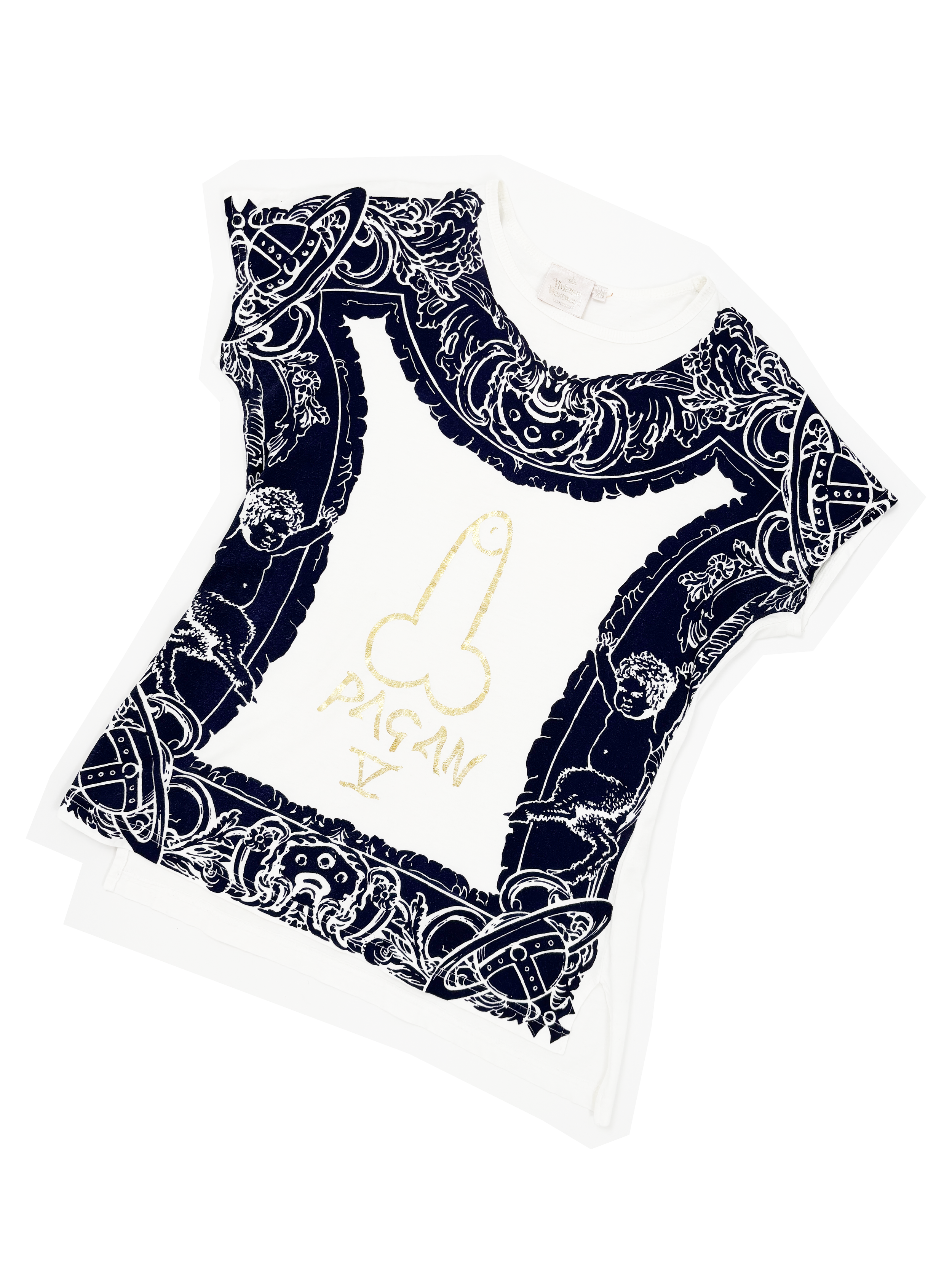 Vivienne Westwood 90s pagan V penis t-shirt