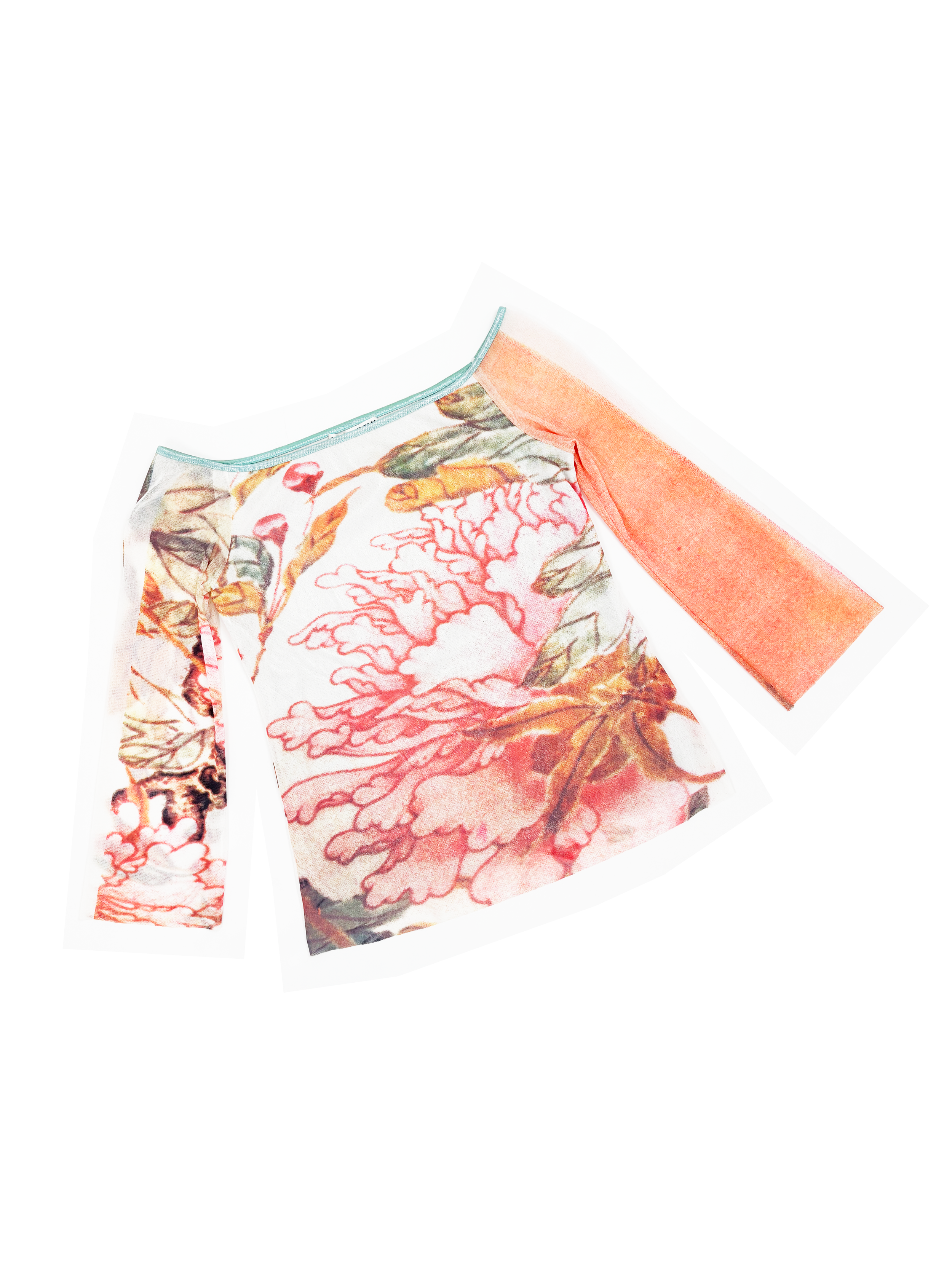 Vivienne Tam S/S 2000 flower print top