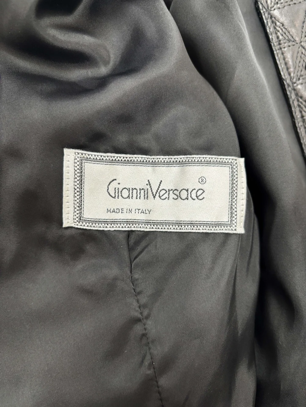 Gianni Versace F/W 1989 studded leather coat — JAMES VELORIA