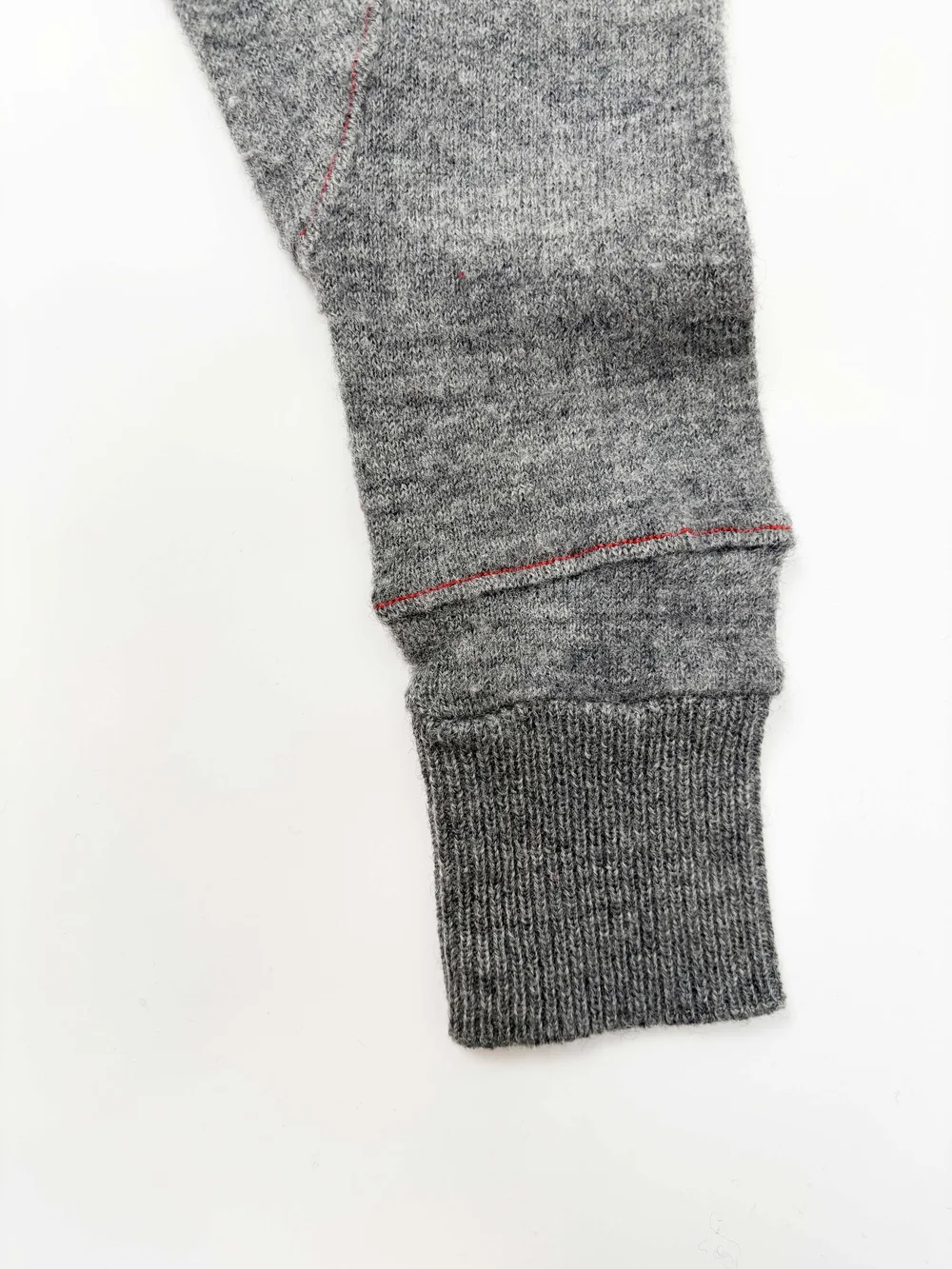 Balenciaga F/W 2002 gray asymmetrical sweater — JAMES VELORIA