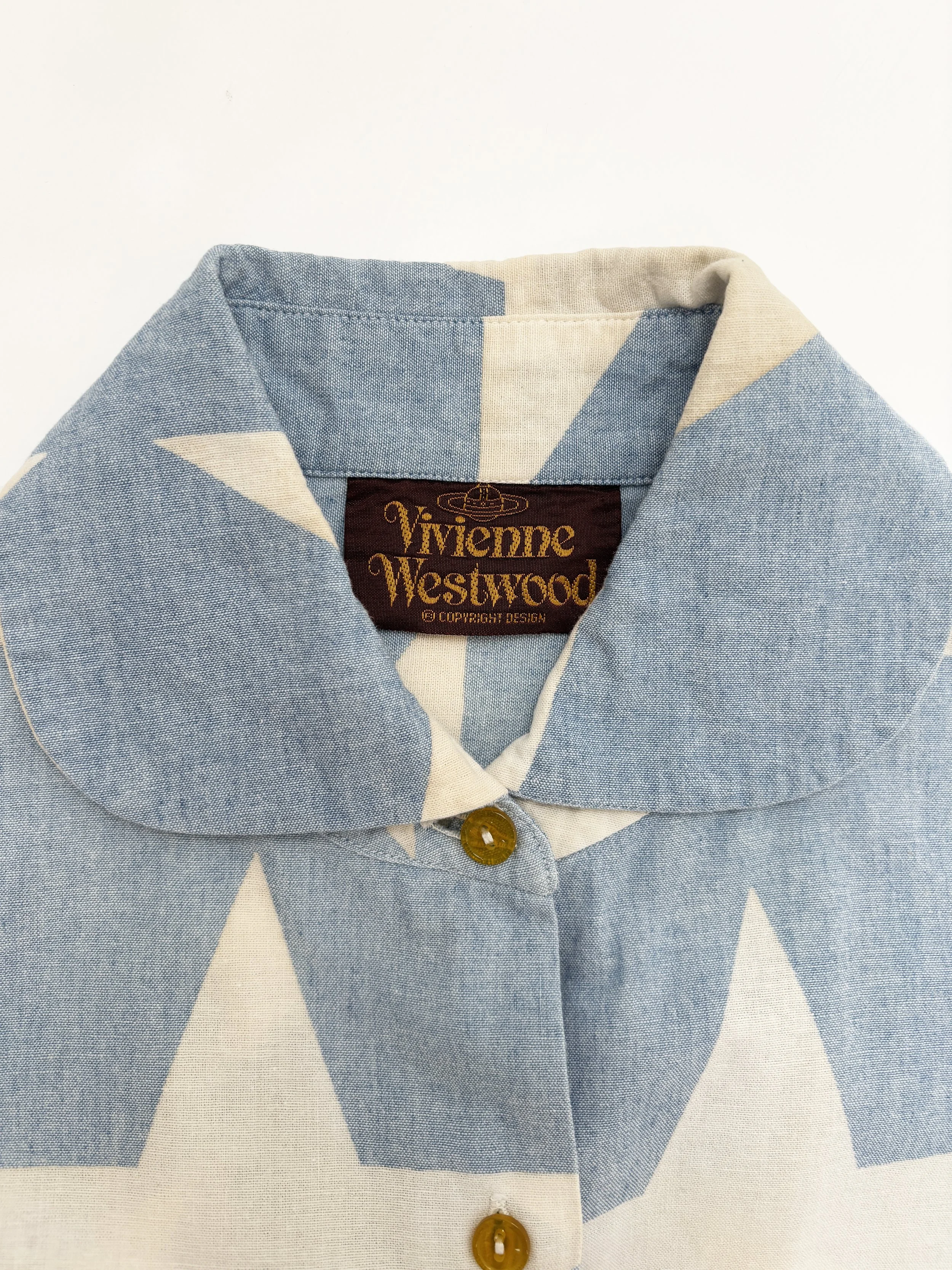 vivienne westwood spring summer 1985 star print shirt