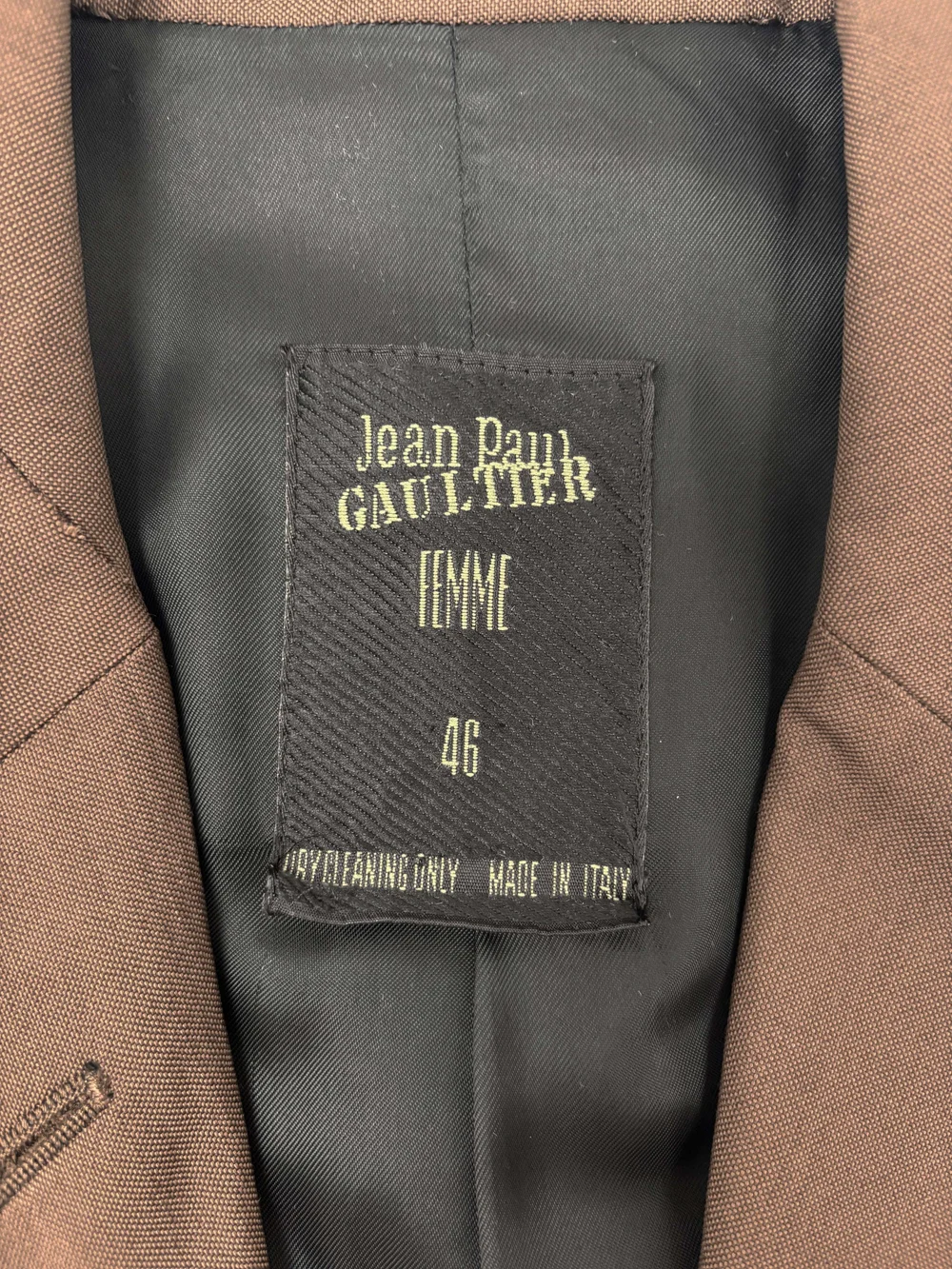 Jean Paul Gaultier F/W 1989 zipper jacket — JAMES VELORIA