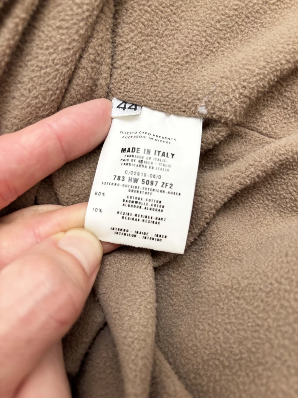 Helmut Lang F/W 1999 leg strap coat — JAMES VELORIA