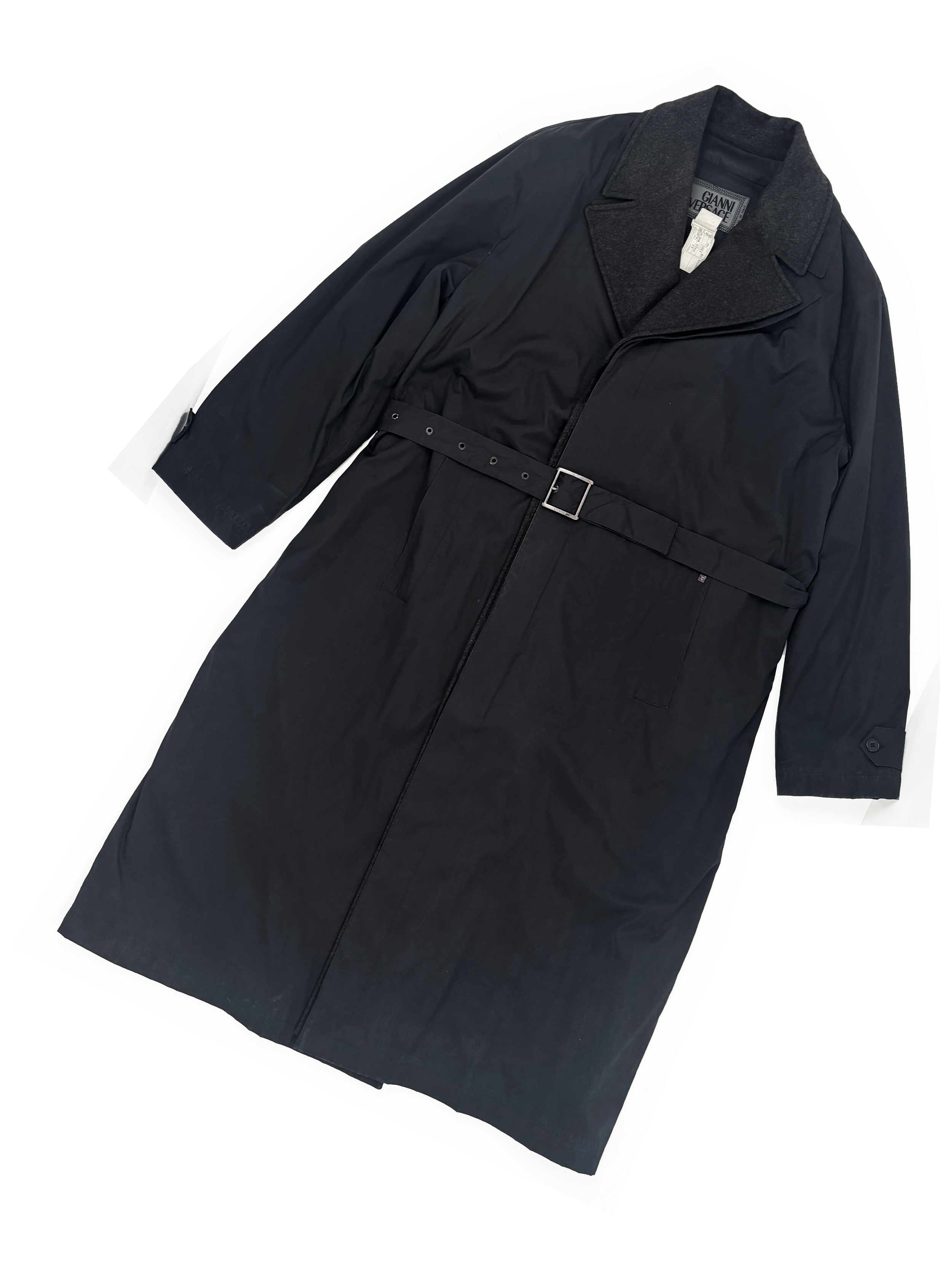 Gianni Versace 90s trench coat with liner