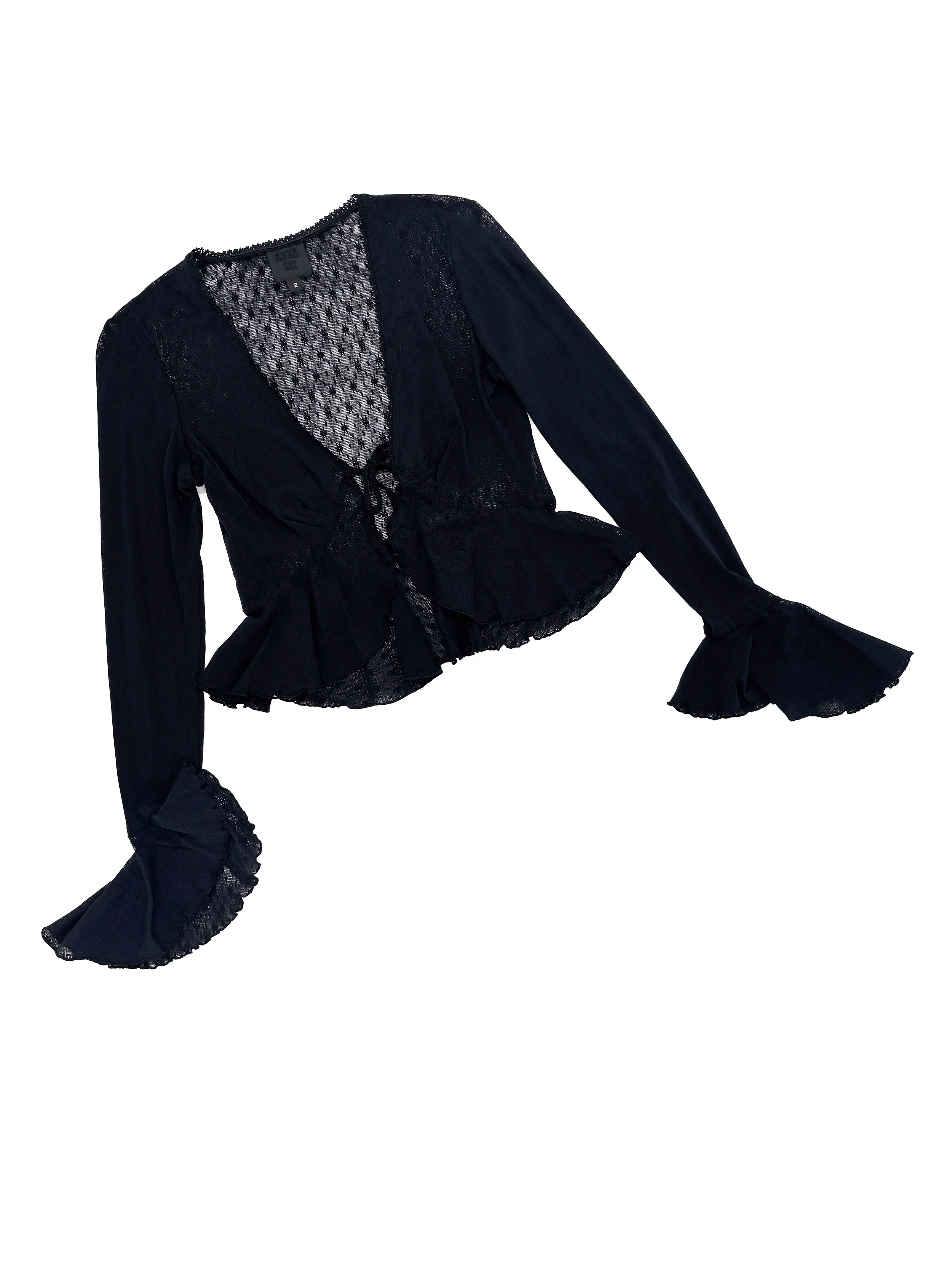 anna-sui-black-lace-bell-sleeve-cardigan-top-shirt-ruffle-sheer-goth-vintage-1990s-y2k.png