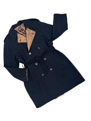 Jean Paul Gaultier silk lined trench coat — JAMES VELORIA