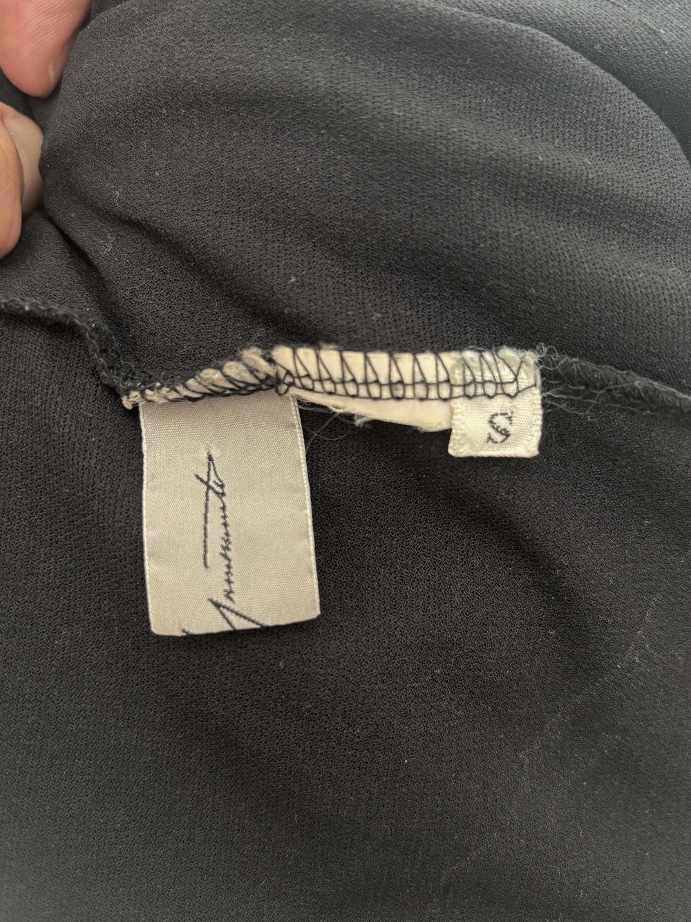 Yohji Yamamoto 90s frog closure dress — JAMES VELORIA