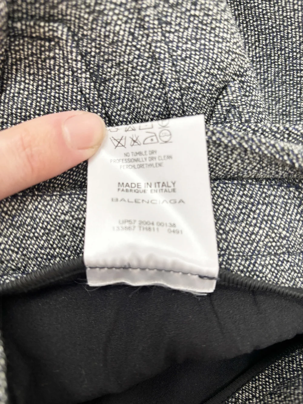 Balenciaga F/W 2004 patchwork strap pants — JAMES VELORIA