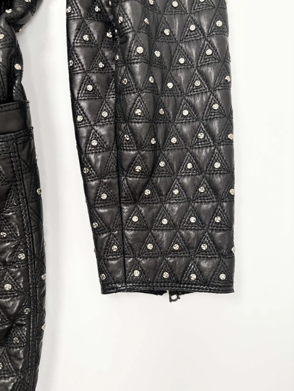 Gianni Versace F/W 1989 studded leather coat — JAMES VELORIA